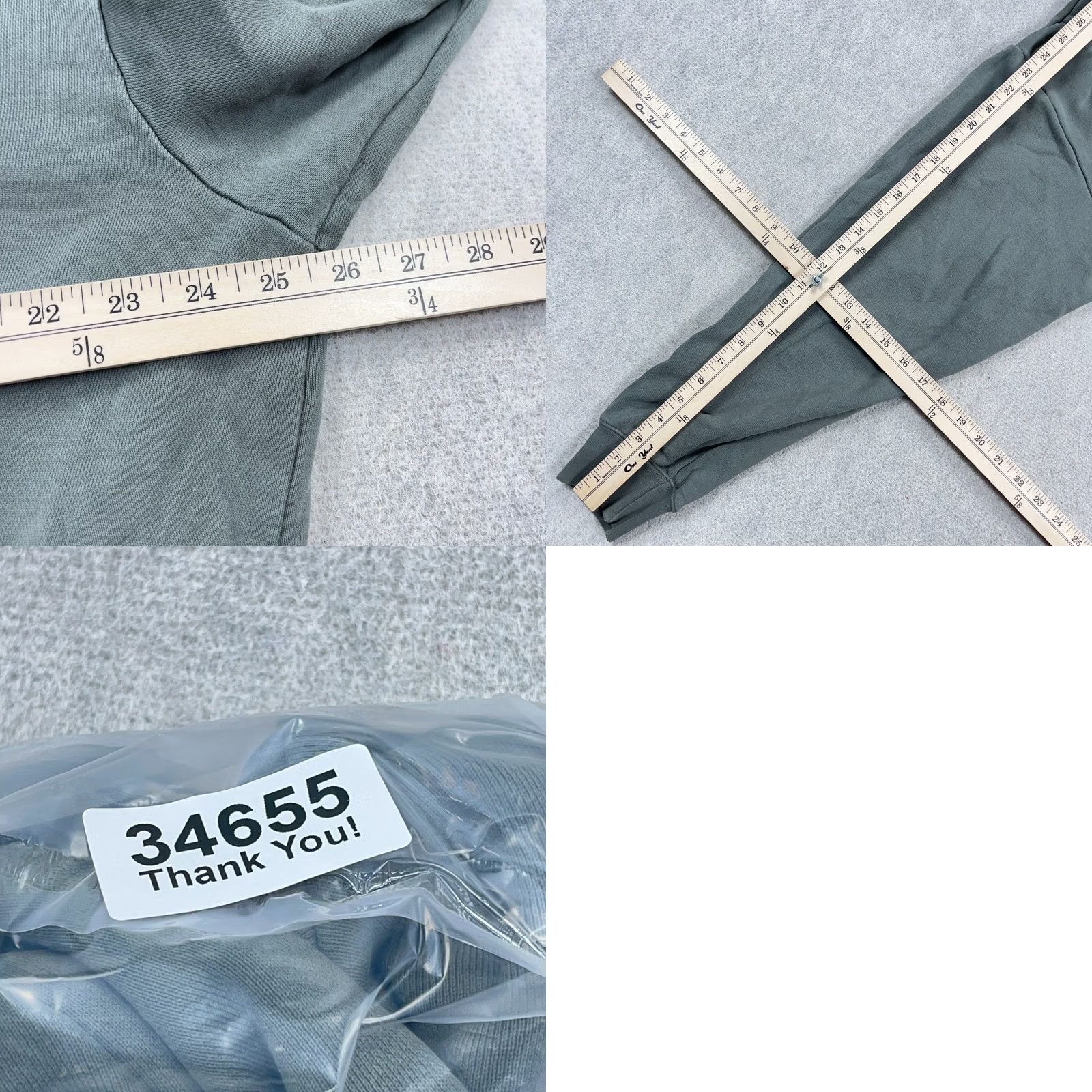 YoungLA Youngla Hoodie Adult Medium Gray Men Sweatshirt Retro Distressed Grunge Worn Size US M / EU 48-50 / 2 - 11 Thumbnail
