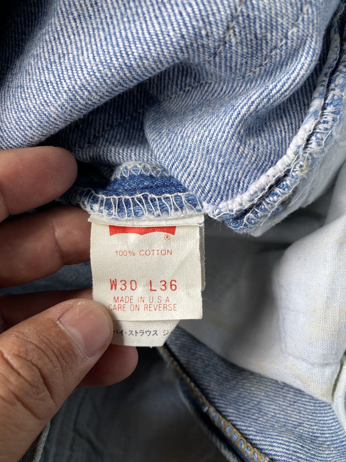 Levi's × Levi's Vintage Clothing × Vintage W30x28.5 Vintage levi's 501 made in USA Size US 30 / EU 46 - 3 Thumbnail