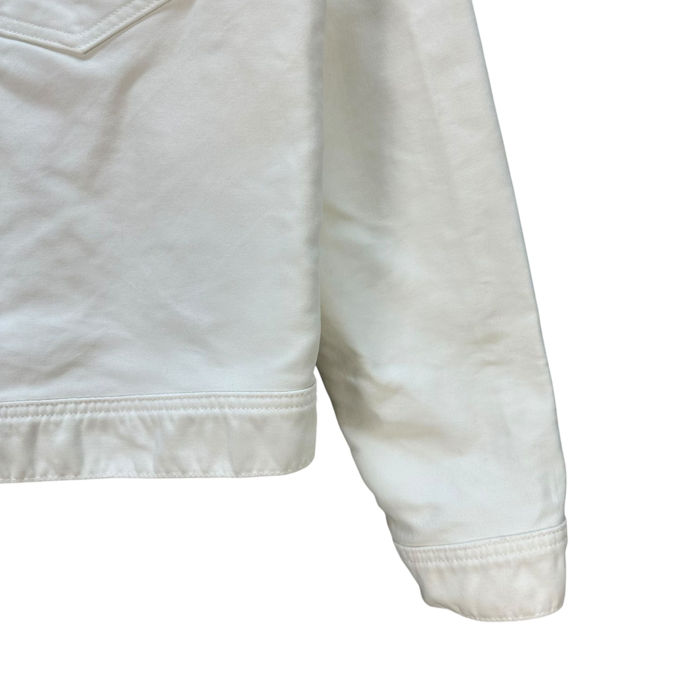 Tom Ford TOM FORD Made in Usa Slim Fit White Denim Jacket #A80-1938 Size US L / EU 52-54 / 3 - 6 Thumbnail