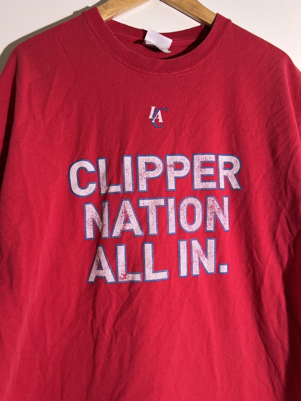 Vintage Y2K 2000’s VTG Vintage LAC Clippers Nation Basketball Shirt Size US XL / EU 56 / 4 - 3 Thumbnail