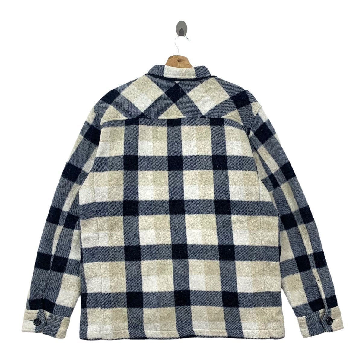 Japanese Brand × Uniqlo × Vintage Vintage UNIQLO Japanese Checkered Tartan Fleece Shirts Size US XL / EU 56 / 4 - 2 Thumbnail