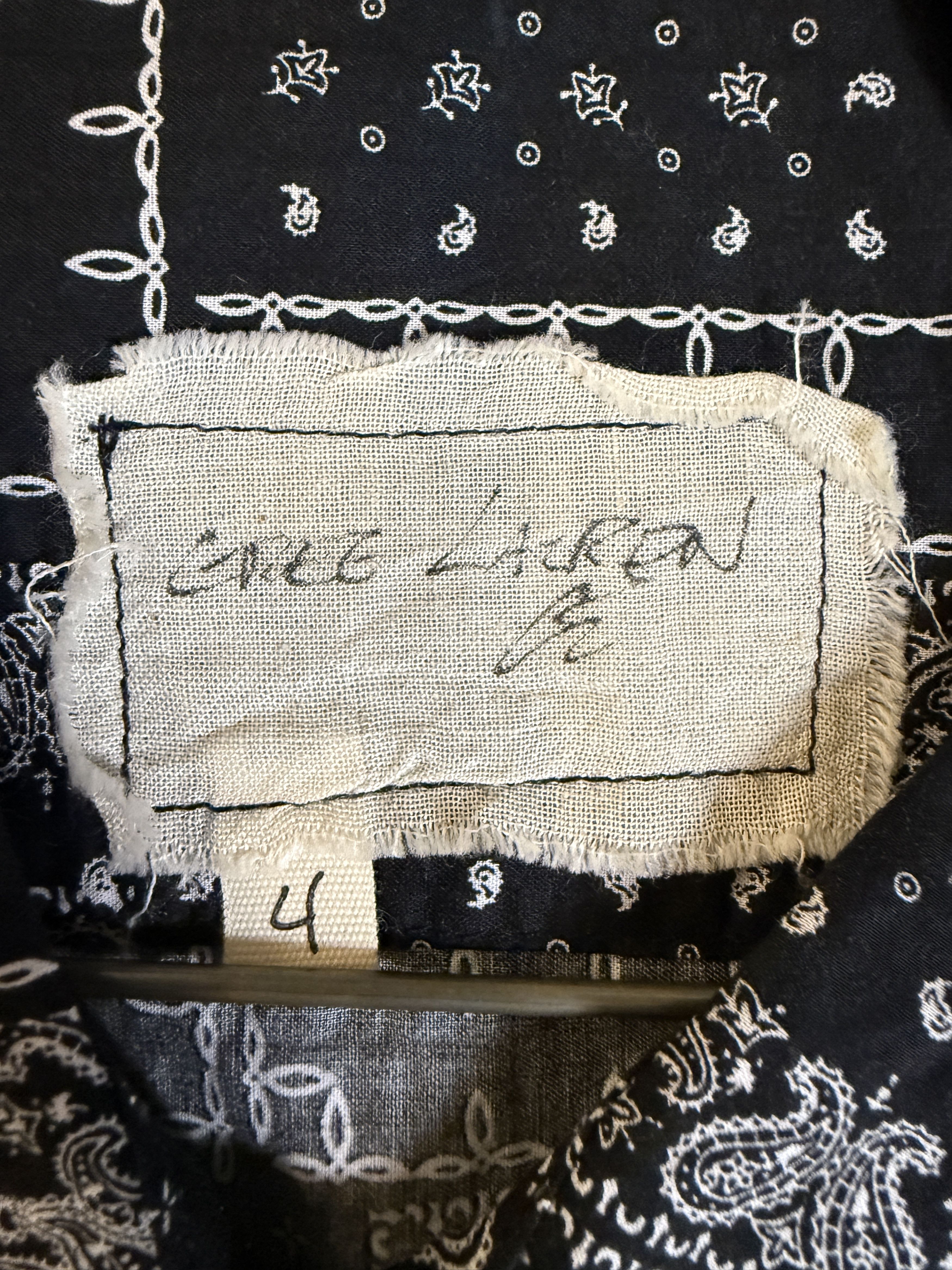 Greg Lauren $750 Greg Lauren Short Sleeve Bandana Shirt Size US XL / EU 56 / 4 - 6 Thumbnail