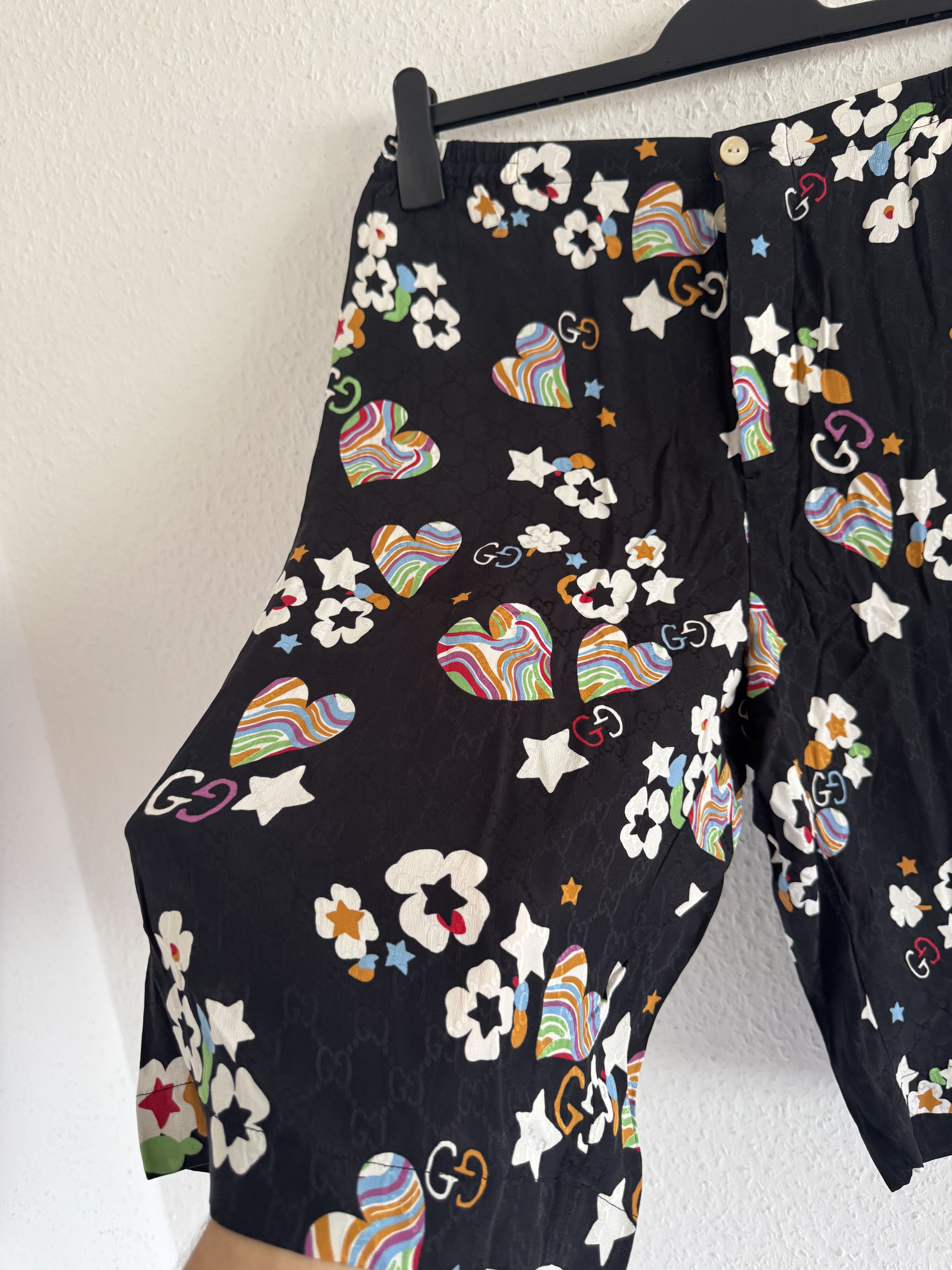 Gucci Fantasia Monogram Silk Shorts Size US 32 / EU 48 - 6 Thumbnail