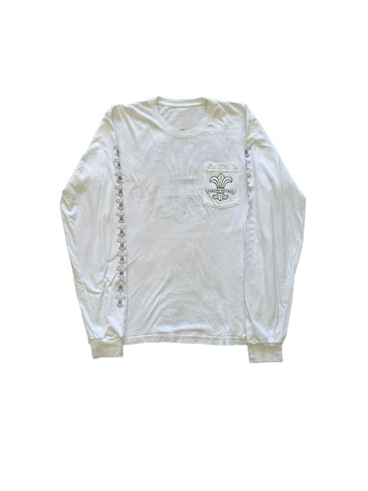 Chrome Hearts Chrome Hearts Big Logo Saint Longsleeve Shirt | Grailed