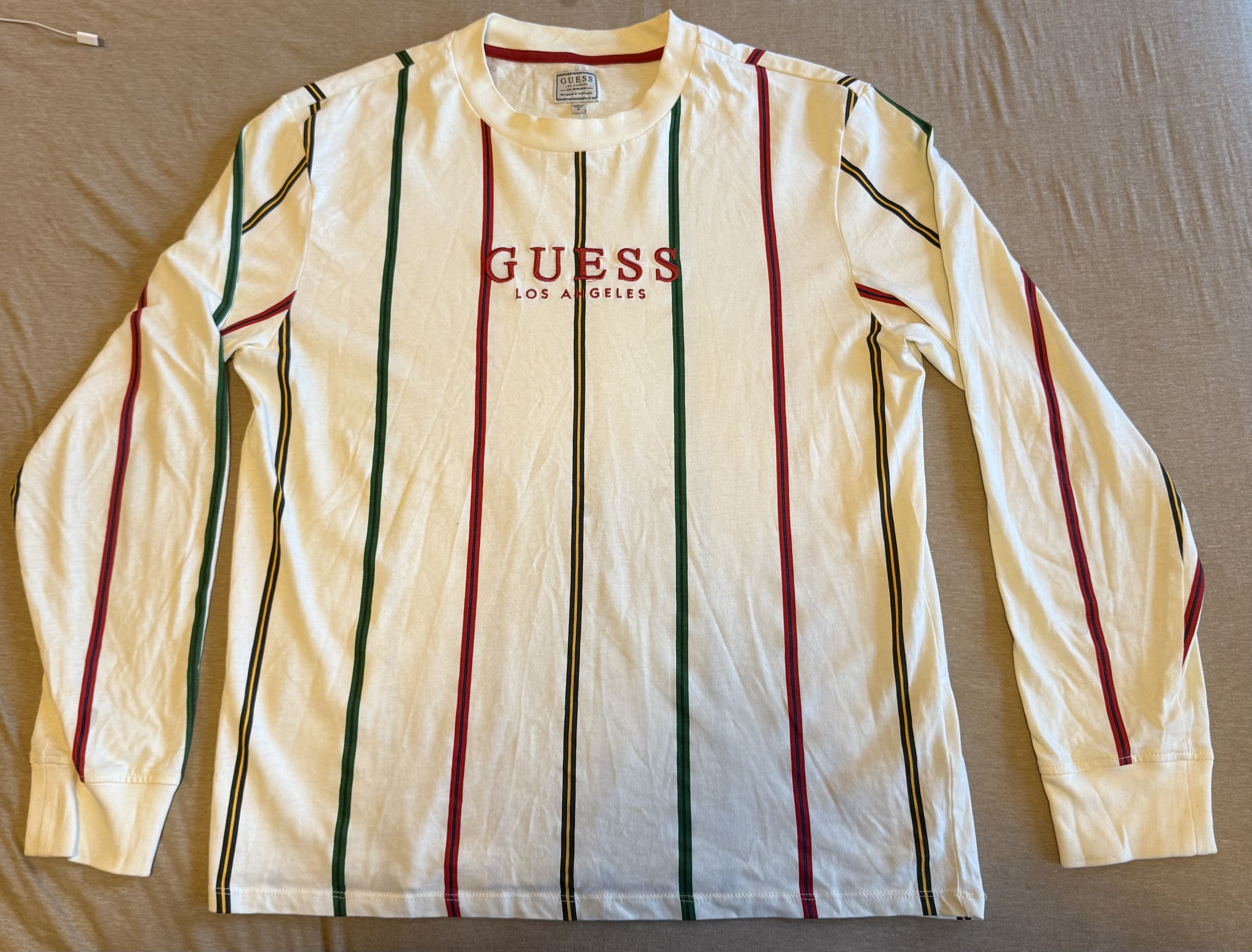 Guess Guess Long Sleeve Patterned Shirt Size US M / EU 48-50 / 2 - 1 Thumbnail