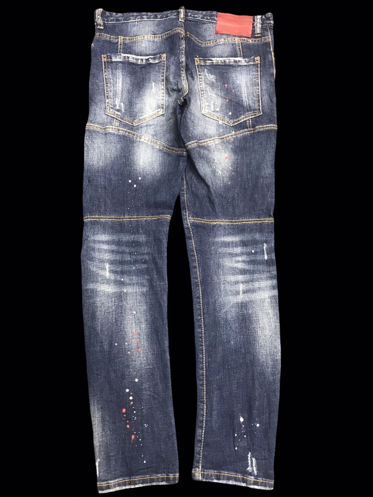 Designer × Dsquared2 × Seditionaries 💥PUNK STYLE💥DSQUARED2 Distressed Painter Denim F149 Size US 33 - 9 Thumbnail