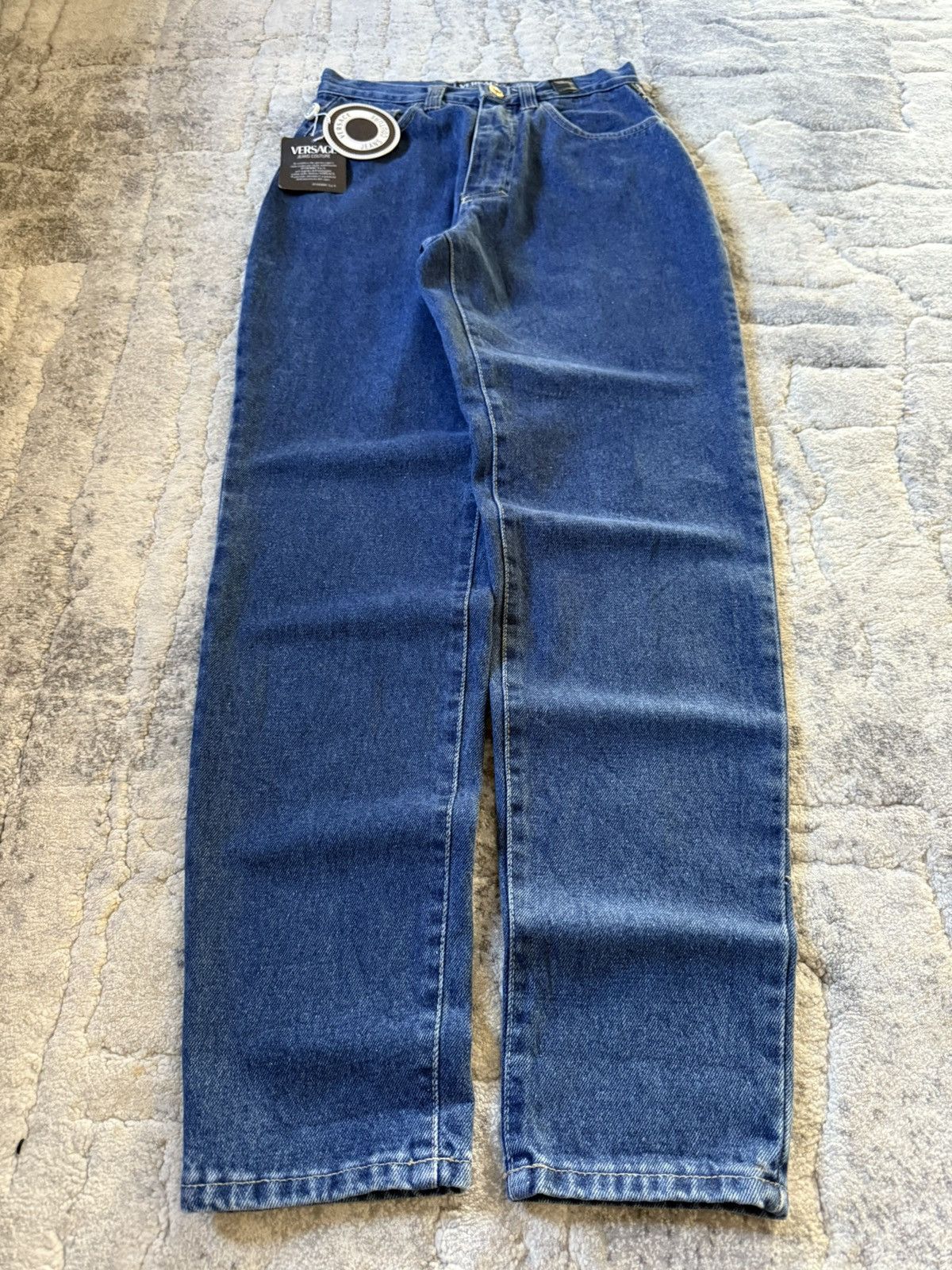 Versace Jeans Couture Versace Jeans Couture Carrot Cut Tappered Jeans Deadstock Size US 28 / EU 44 - 1 Thumbnail