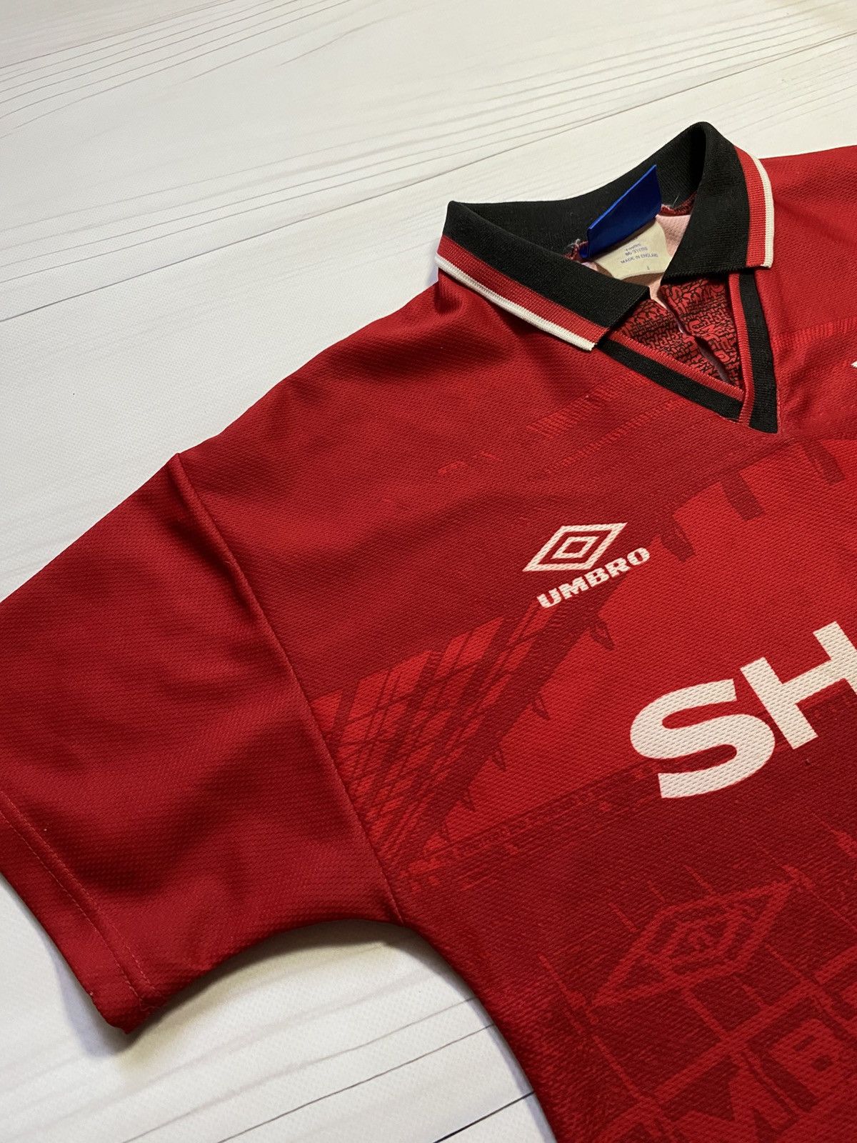 Umbro Vintage Manchester United 1994/95 home soccer jersey Young Size US XS / EU 42 / 0 - 7 Thumbnail