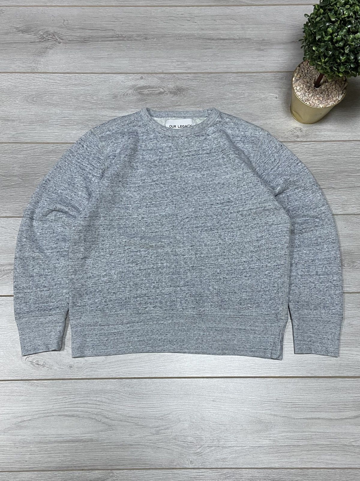 Our Legacy Our Legacy vintage fleece melange thick sweatshirt Size US M / EU 48-50 / 2 - 1 Thumbnail