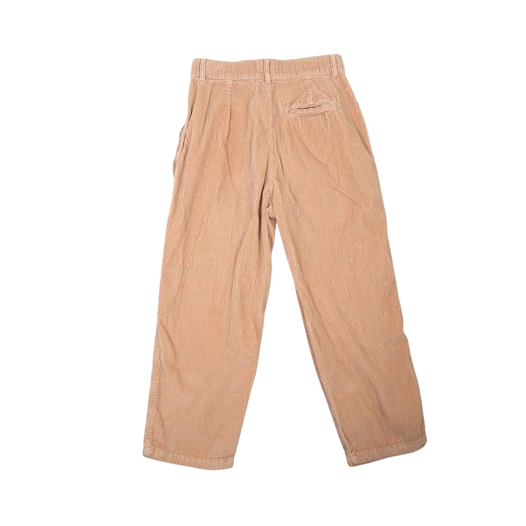 Bdg VINTAGE BDG Urban Outfitters orange-tan corduroy high rise pleat front pants 4 Womens Pants Size 27" / US 4 / IT 40 - 3 Thumbnail