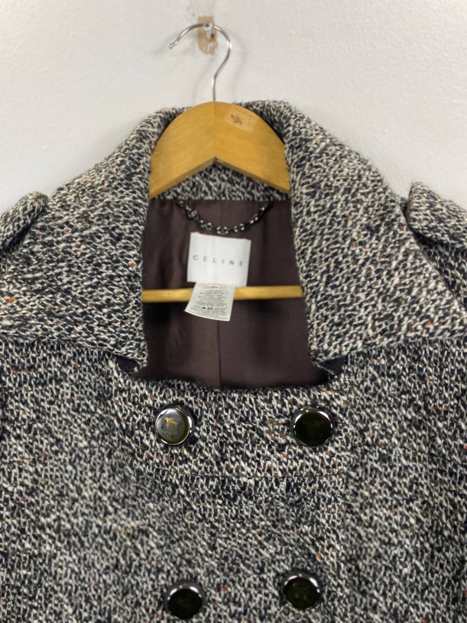 Celine celine modele depose wool jacket very nice design Size US M / EU 48-50 / 2 - 2 Thumbnail