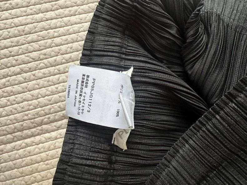 Issey Miyake Issey Miyake size:3 Black pleated pants Size 42" / US 20 - 4 Thumbnail