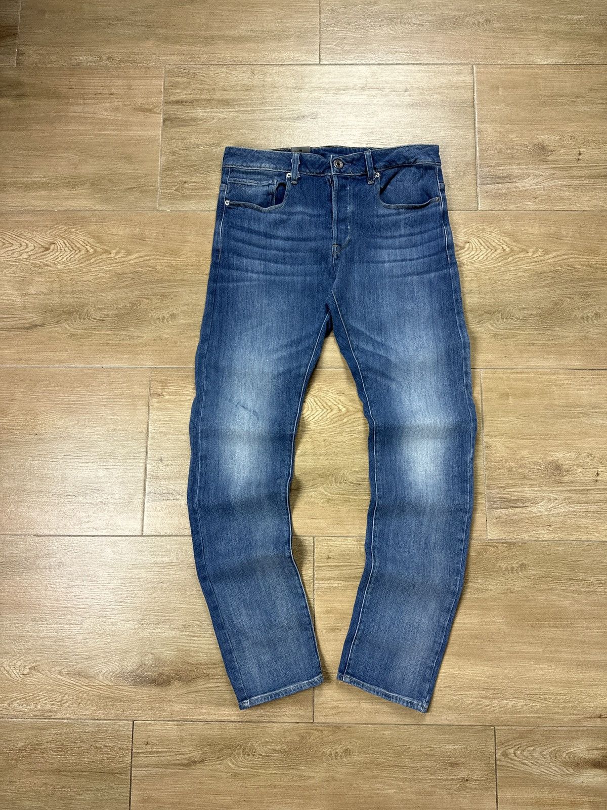 G-Star NEW🏷️ G-Star Raw 3301 OT Slim Denim Jeans Size US 32 / EU 48 - 1 Thumbnail
