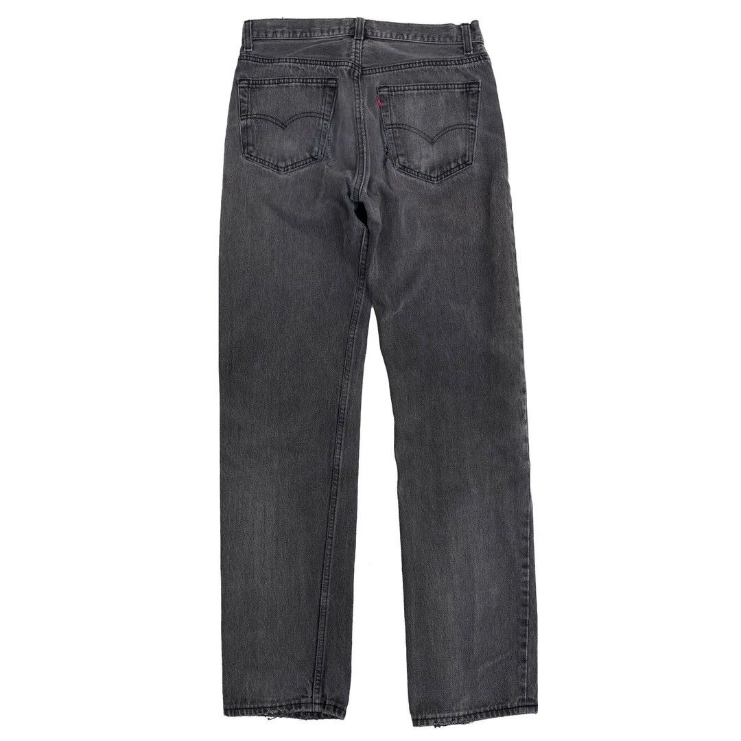Levi's × Vintage Levi’s 501 1980 80s Vintage W30 L31 USA Black Denim Jeans Size US 30 / EU 46 - 1 Thumbnail