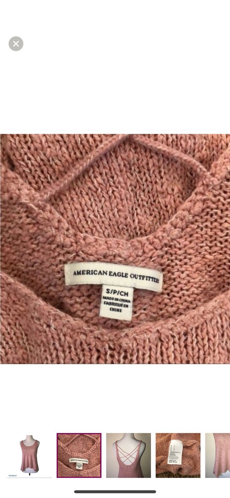 American Eagle Outfitters American eagle outfitters small knit tank top Size S / US 4 / IT 40 - 4 Thumbnail
