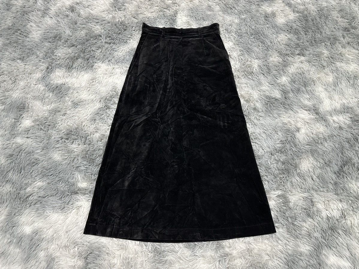 Tricot Comme des Garcons 🔥Vintage Archived 1992 Tricot Comme Des Garcons Velvet Skirt Size 26" / US 2 / IT 38 - 1 Thumbnail