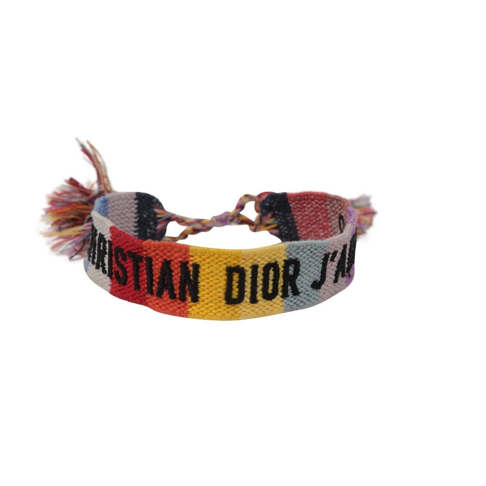 Dior Woven J'Adior Friendship Tassel Bracelet Size ONE SIZE - 5 Thumbnail