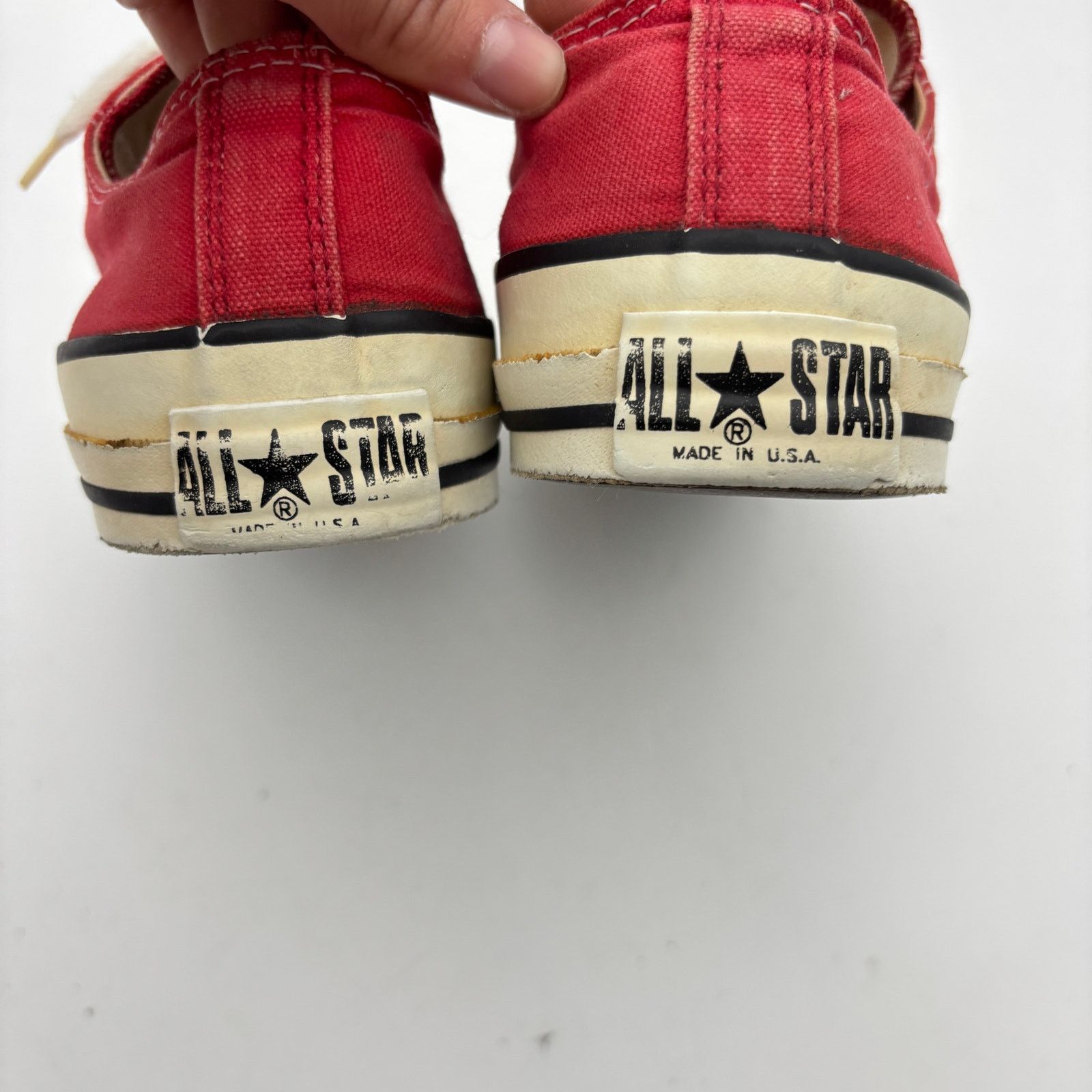 Converse Vintage 90s Converse Chuck Taylor Low Sneakers Men's 8 Red Size US 8 / EU 41 - 12 Thumbnail