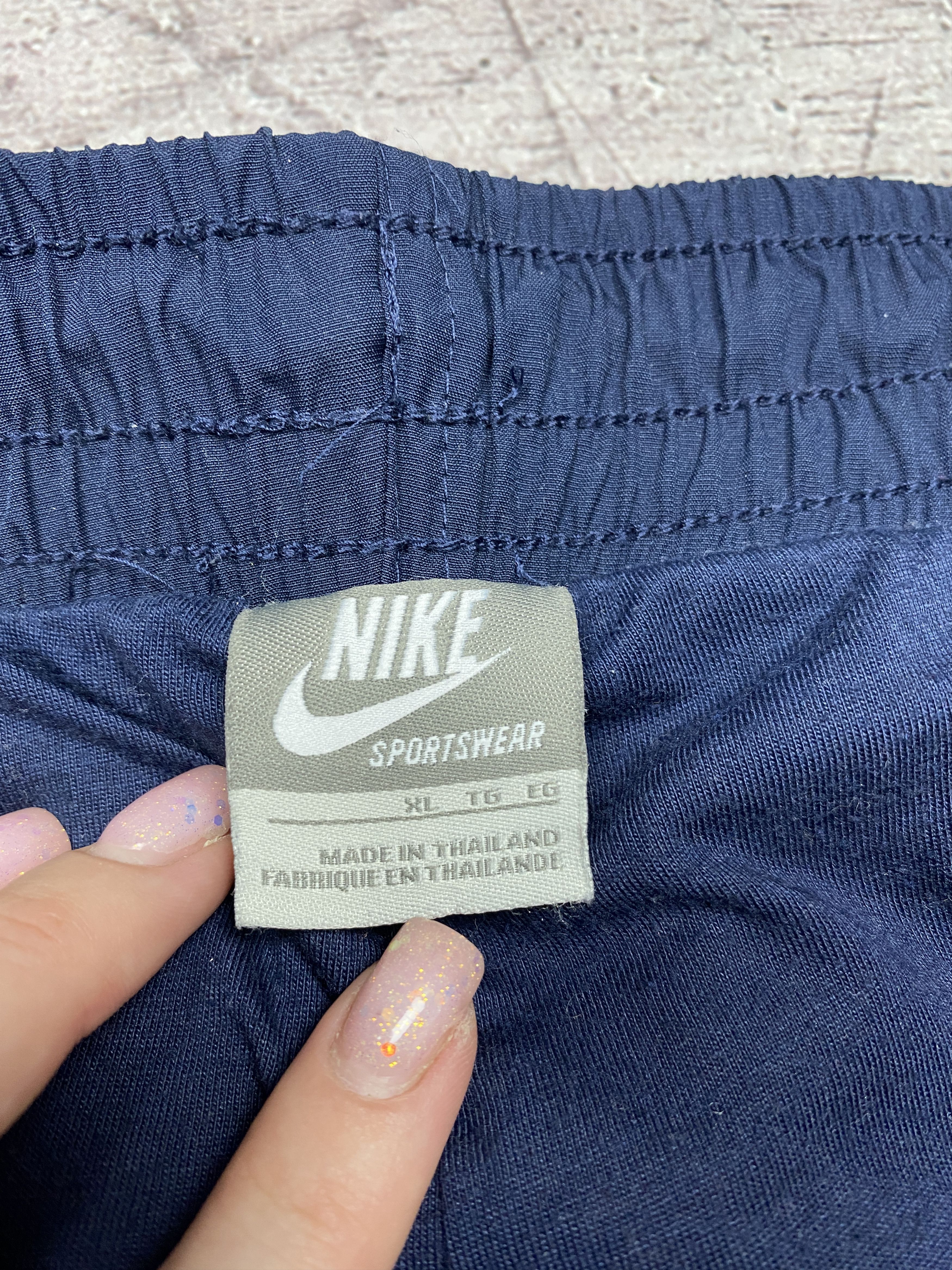 Nike × Vintage Nike Vintage Mens Nylon Baggy Track Pants y2k Drill Style Size US 36 / EU 52 - 4 Thumbnail