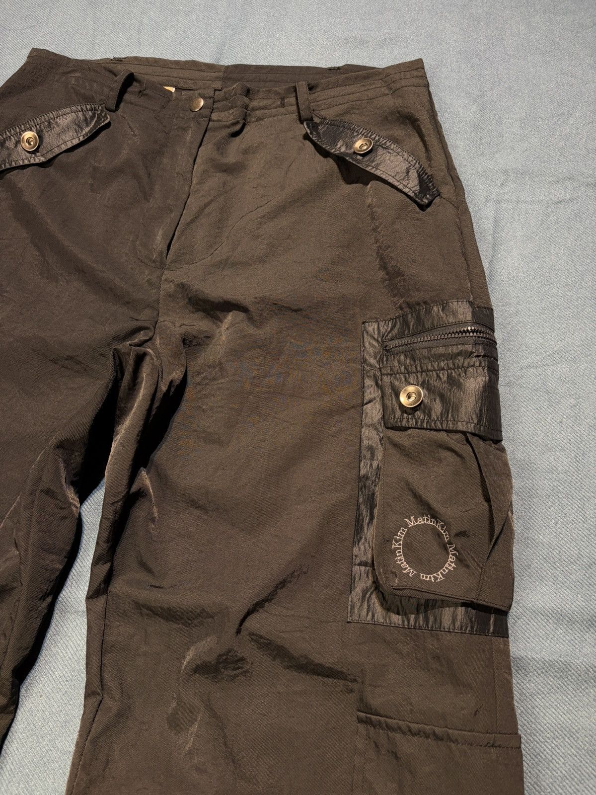 Matin Kim Matin Kim Nylon Cords Multipockets Cargo Pants W35 Size US 35 - 5 Thumbnail
