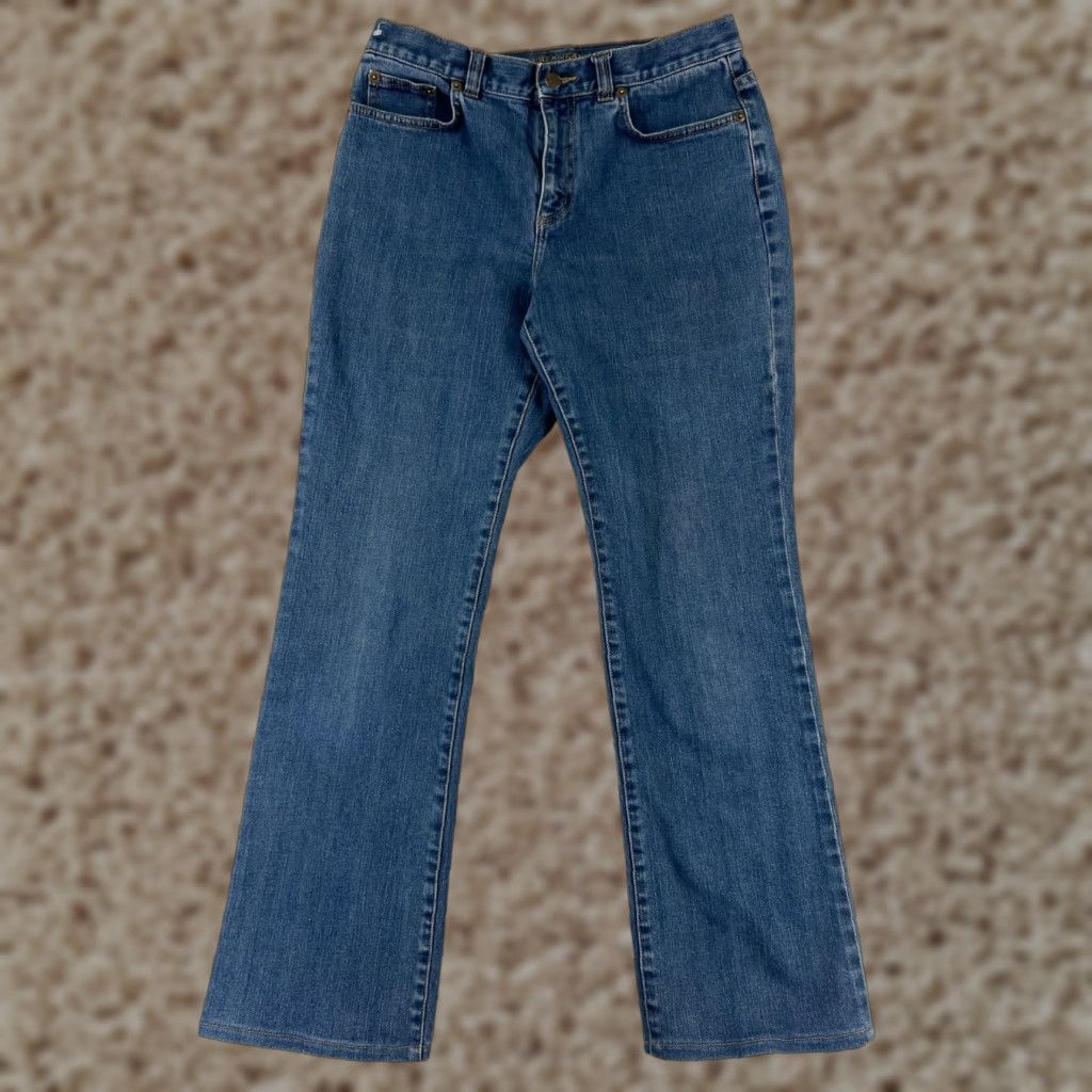 Ralph Lauren Ralph Lauren Jeans Women Bootcut Denim 26x28.5 Blue Cotton Blend 6 Regular 5-Pocket USA Classic Modern Size 28" / US 6 / IT 42 - 1 Thumbnail