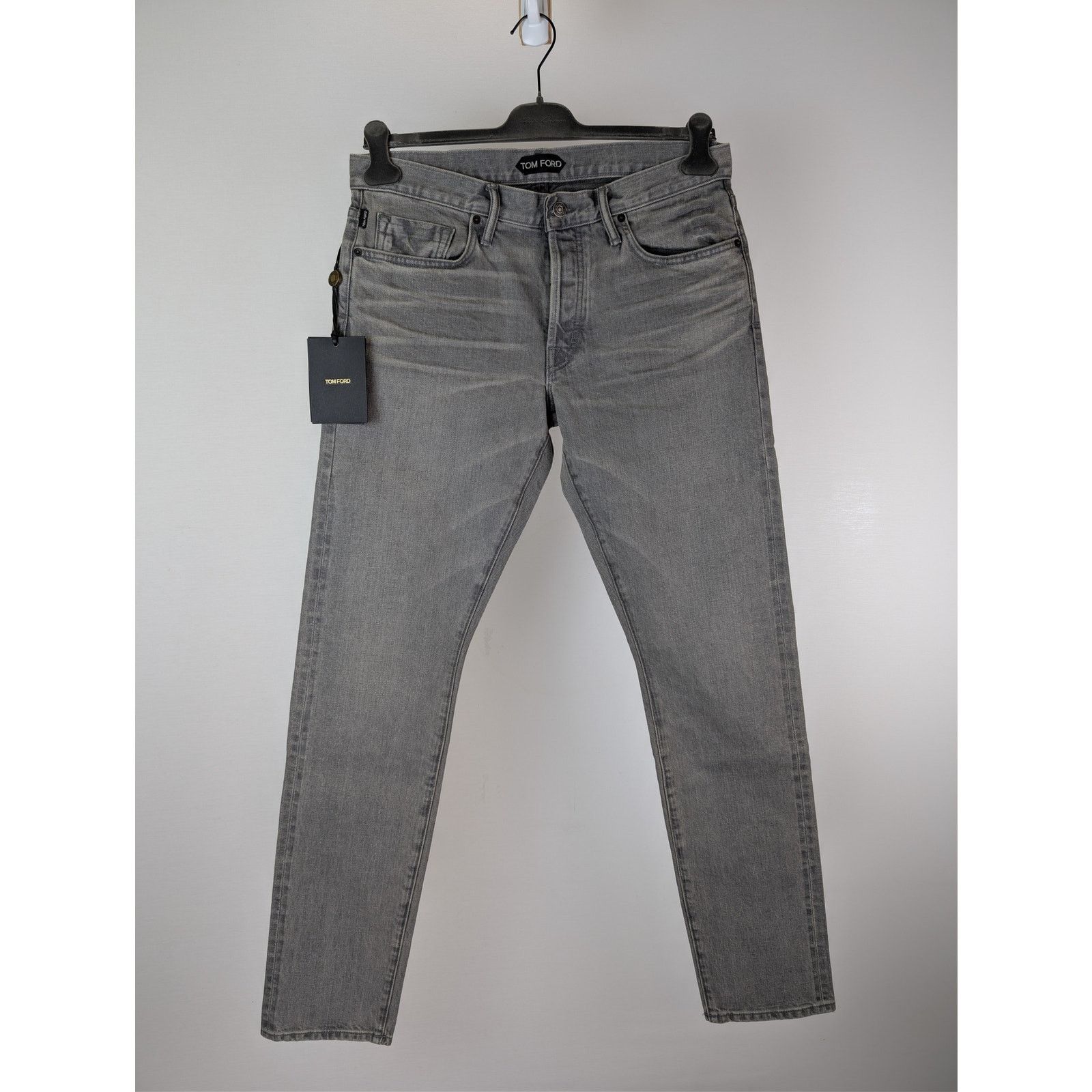 Tom Ford o1rshd1 Q:3 / Slim Denim Jeans in Grey Size US 34 / EU 50 - 1 Thumbnail