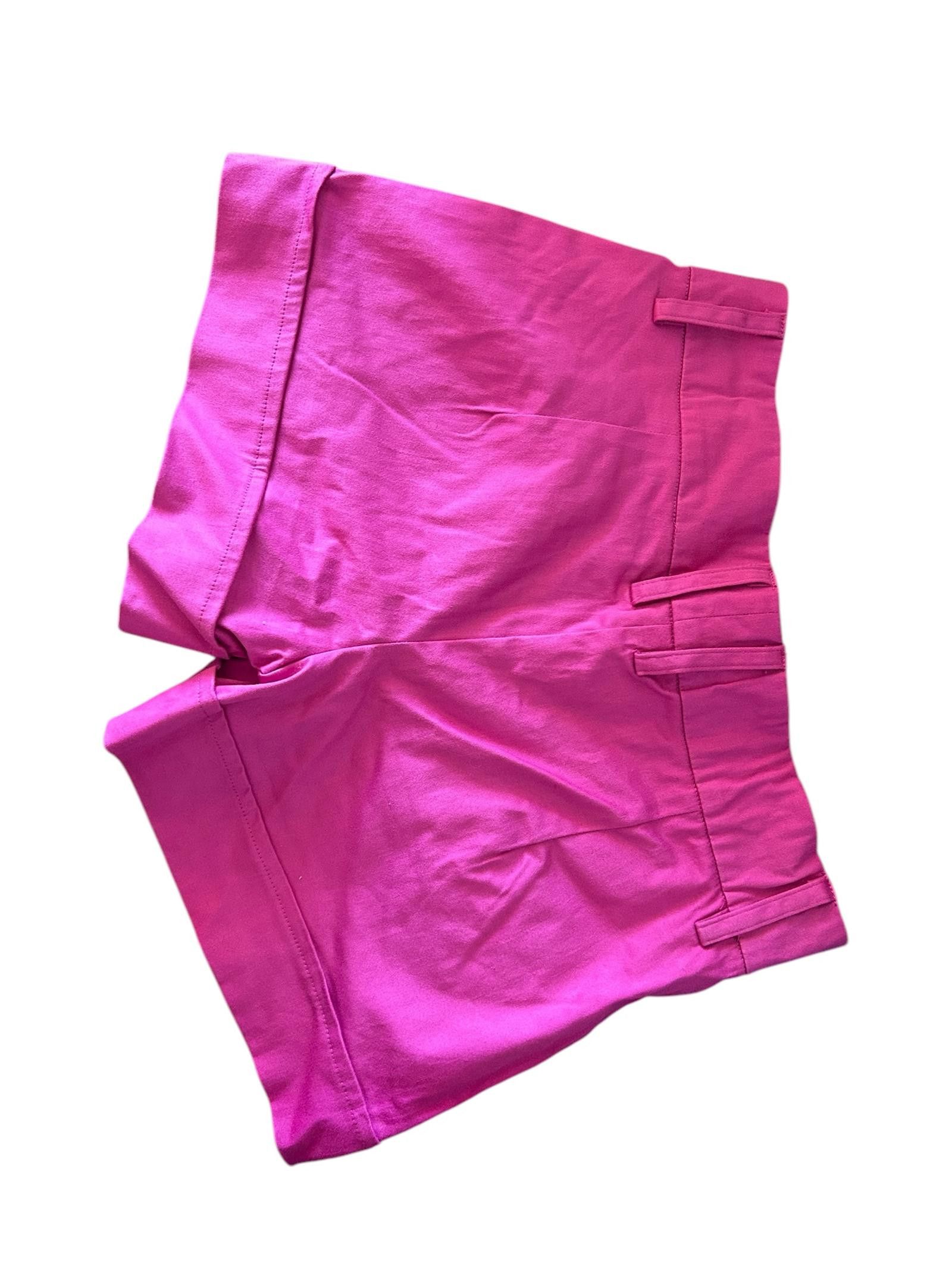 Designer Costa Blanca Women's Vibrant Pink Cotton Shorts Size 27" / US 4 / IT 40 - 2 Thumbnail