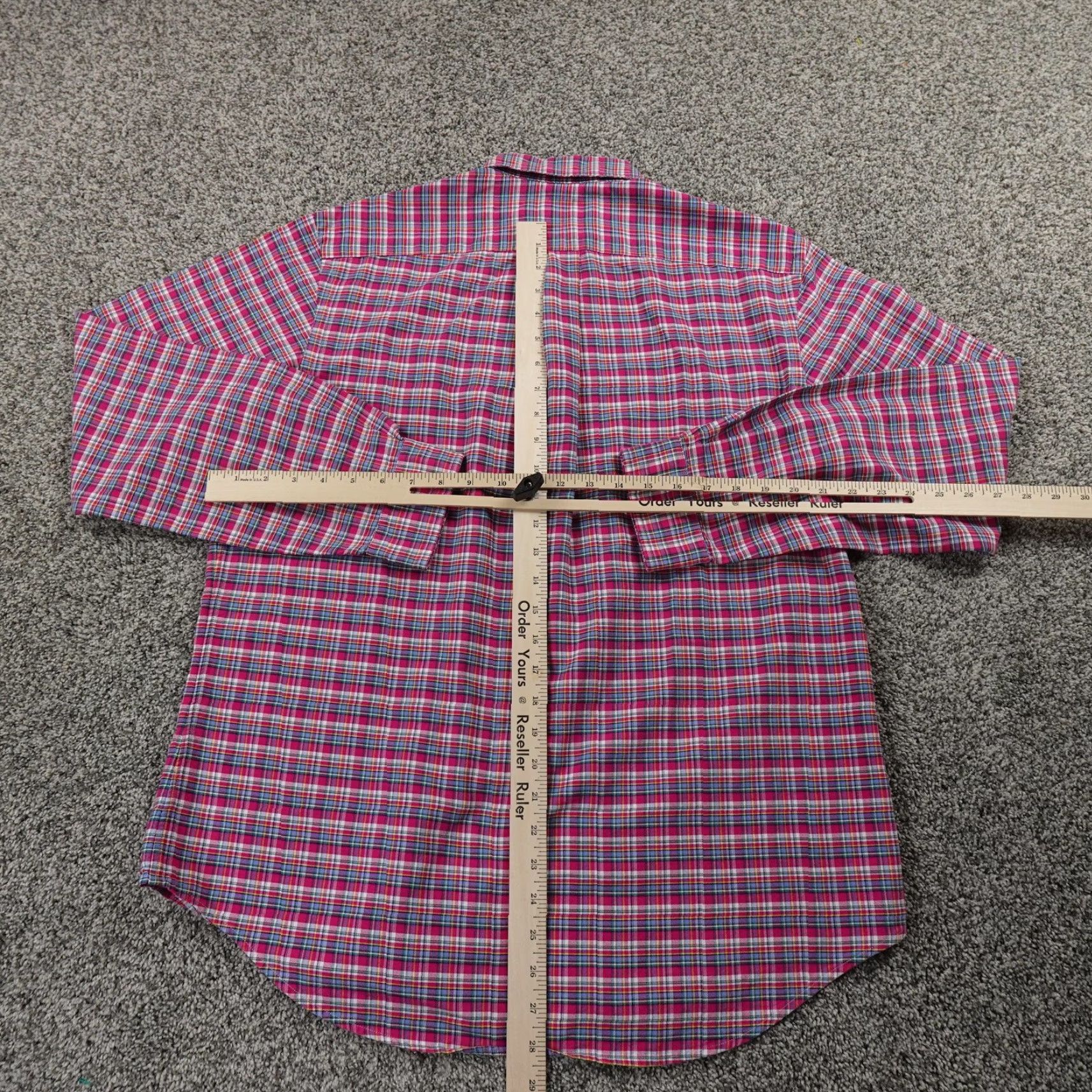 Ralph Lauren Ralph Lauren Shirt Mens L Pink Madras Plaid Long Sleeve Button Up RL Size US L / EU 52-54 / 3 - 5 Thumbnail
