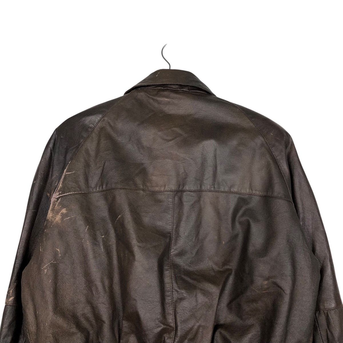 Japanese Brand 📌Vintage Genuine Leather Jacket Zufolo Blanket Issey Miyake Size US M / EU 48-50 / 2 - 10 Thumbnail