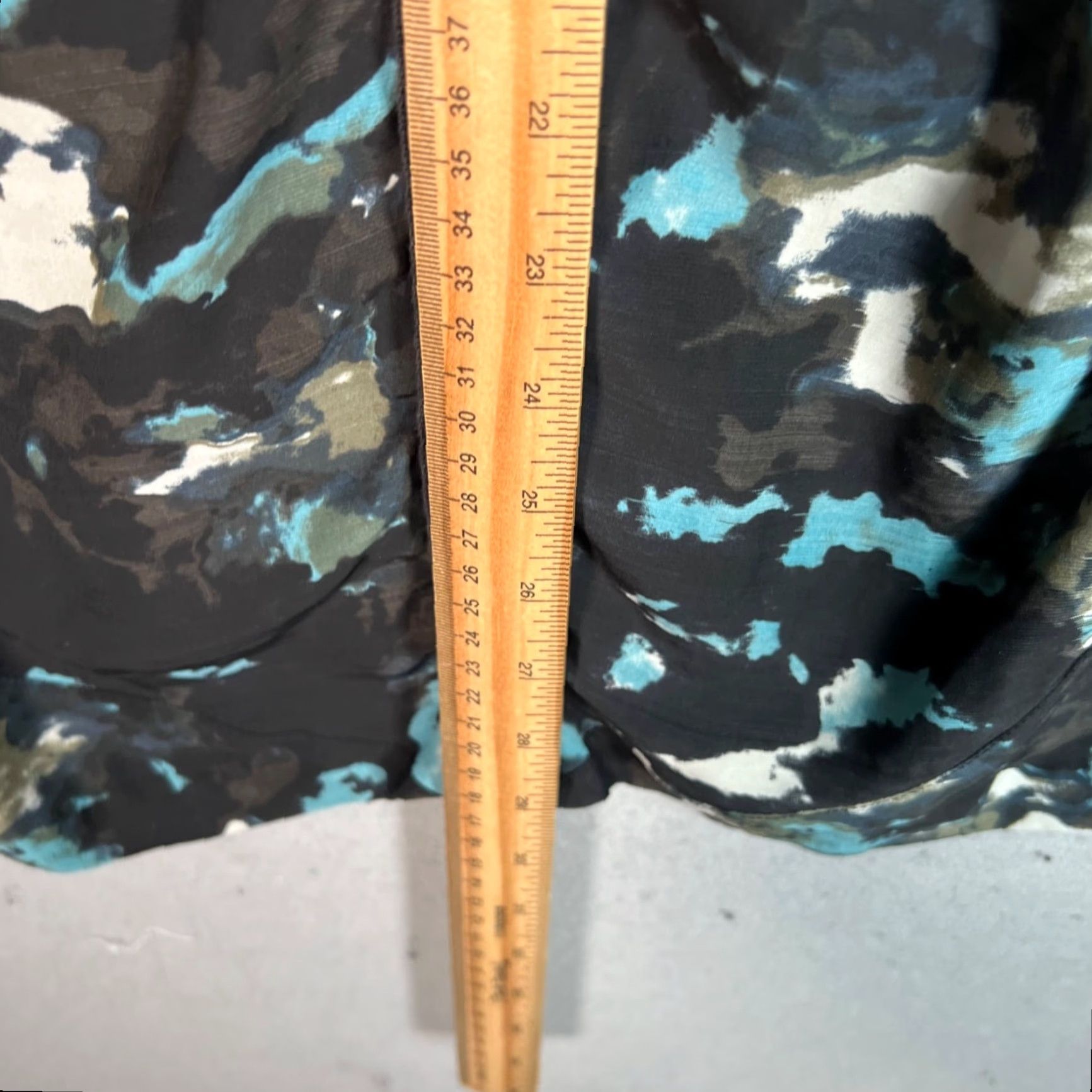 Vintage Silence + Noise Womens Dress Small Black & Blue Abstract Print Size S / US 4 / IT 40 - 5 Thumbnail