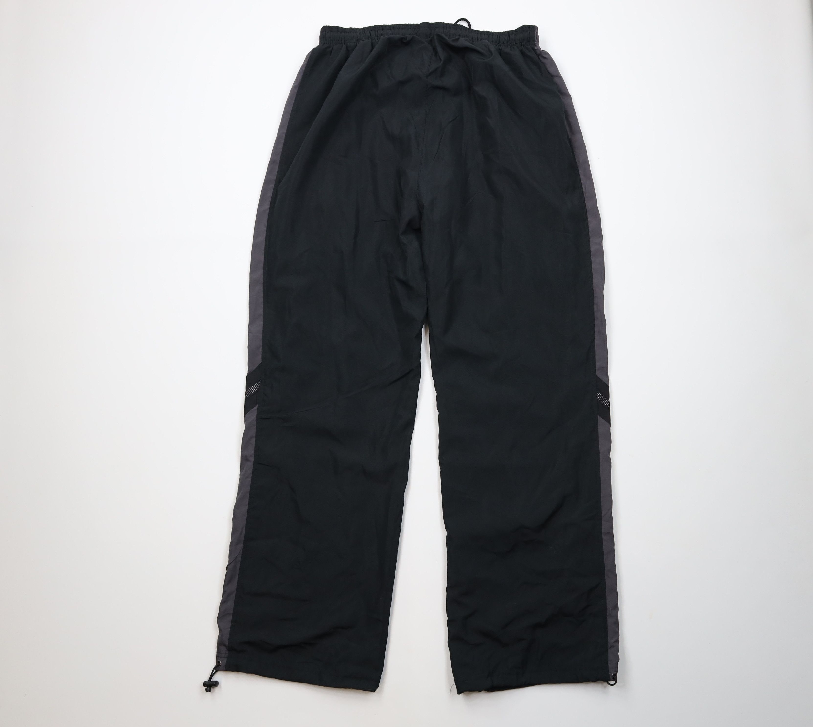 Reebok Deadstock Vintage Y2K Reebok Reflective Wide Leg Pants Black Size US 40 / EU 56 - 8 Thumbnail