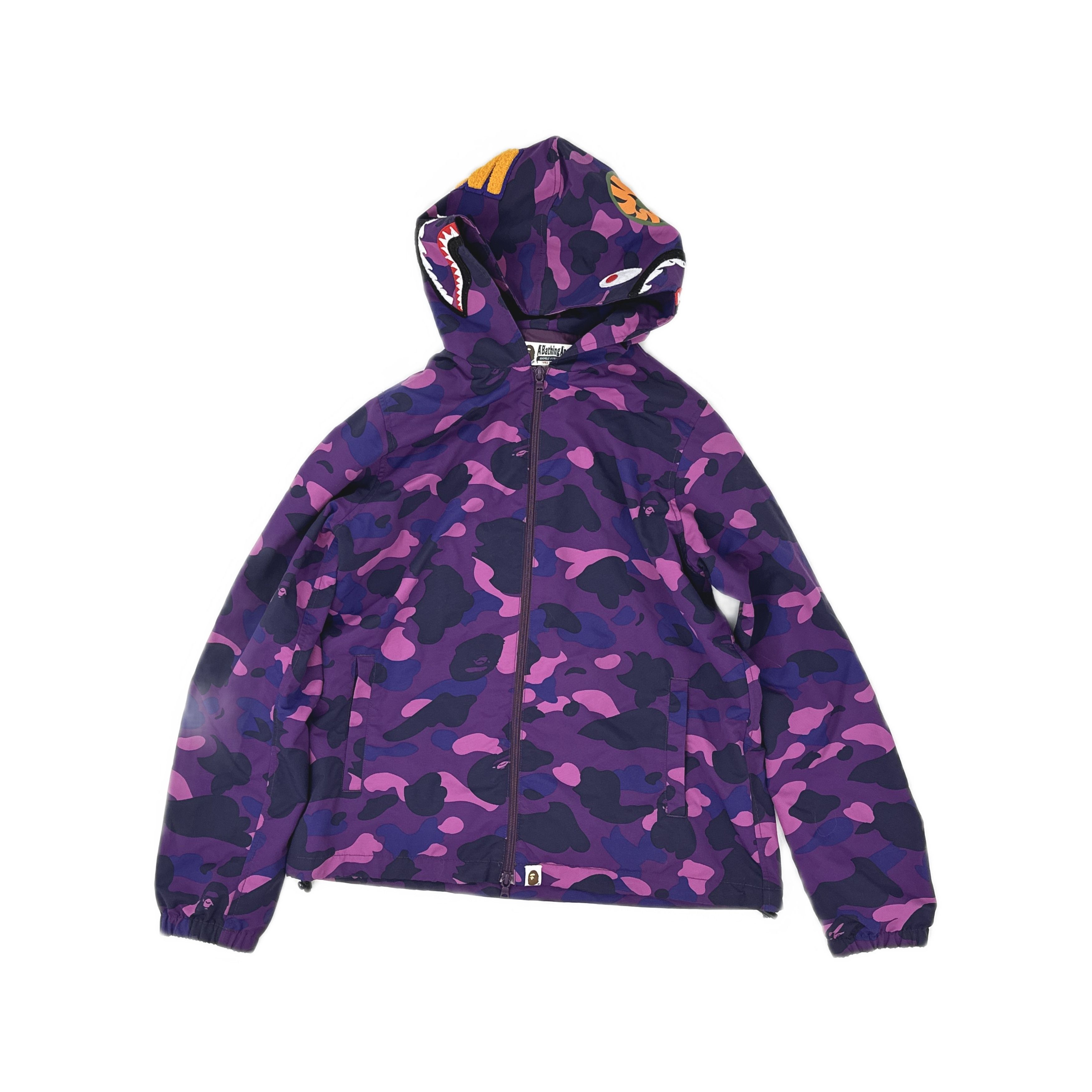 Bape A BATHING APE Purple Shark Hoodie Size S Size US S / EU 44-46 / 1 - 1 Thumbnail
