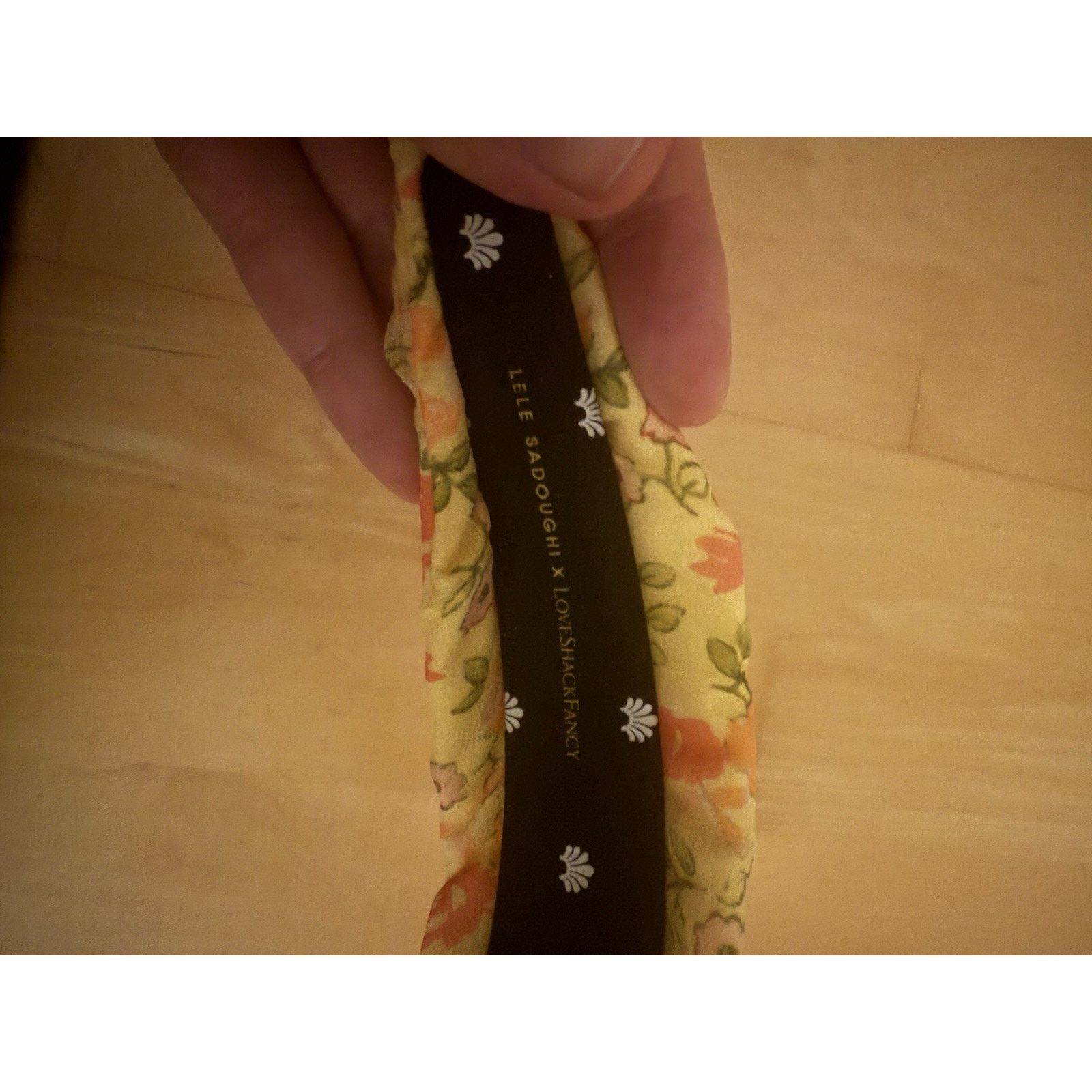 Designer Lele Sadoughi X Loveshackfancy Ditzy Flower Knot Headband Size ONE SIZE - 2 Thumbnail