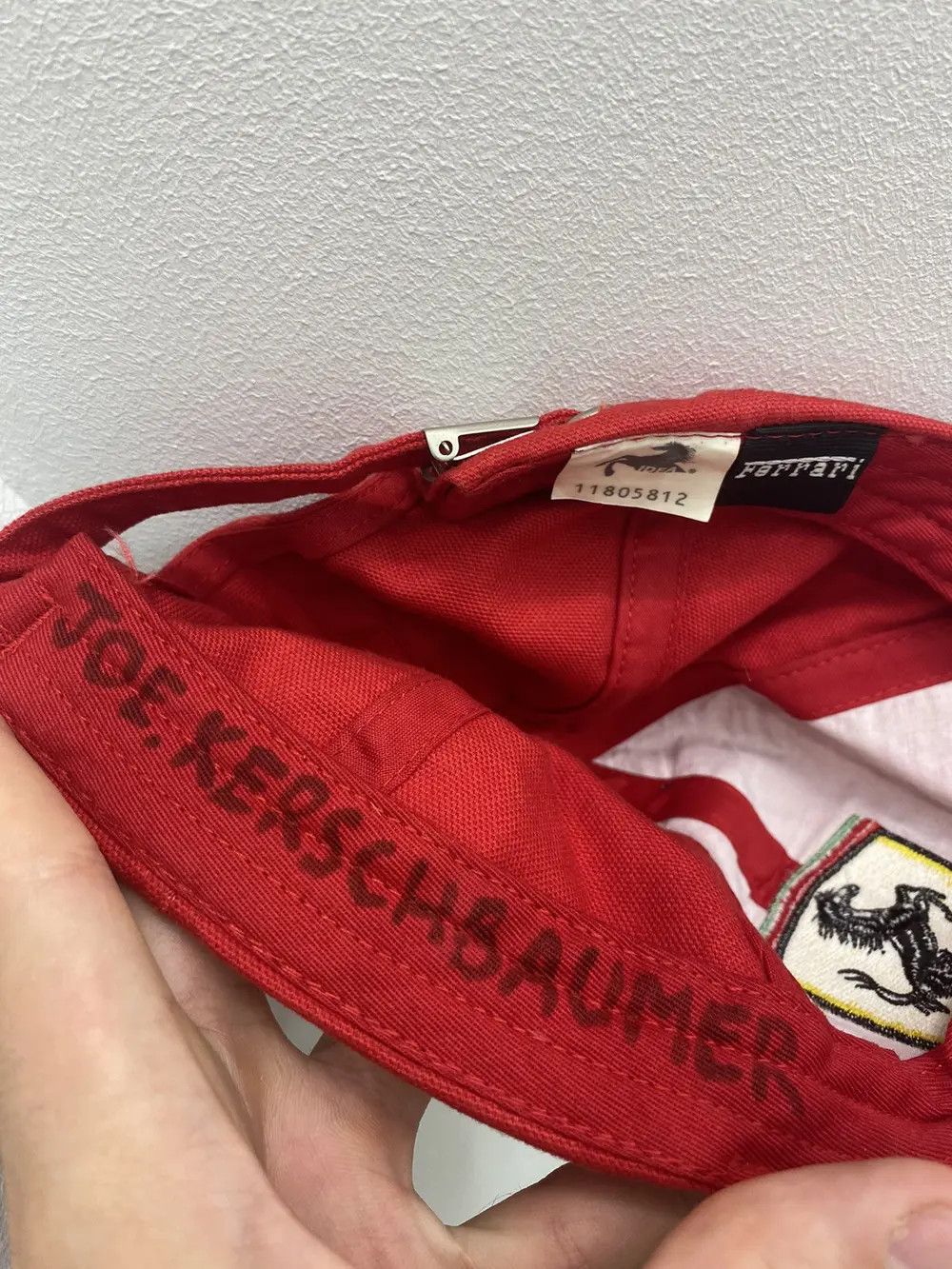 Ferrari Vintage Small Size Ferrari Cap Size ONE SIZE - 5 Thumbnail