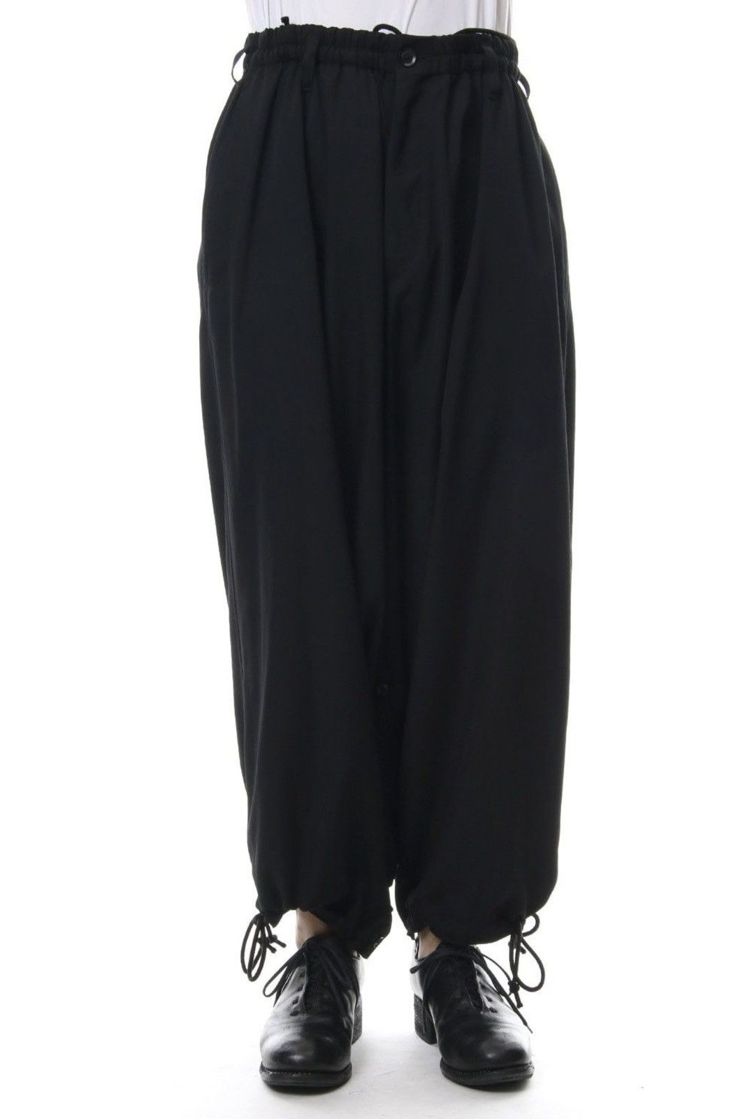 Yohji Yamamoto Yohji Yamamoto Pour Homme - 4-Way Gabardine Wool Trousers Size US 34 / EU 50 - 6 Thumbnail