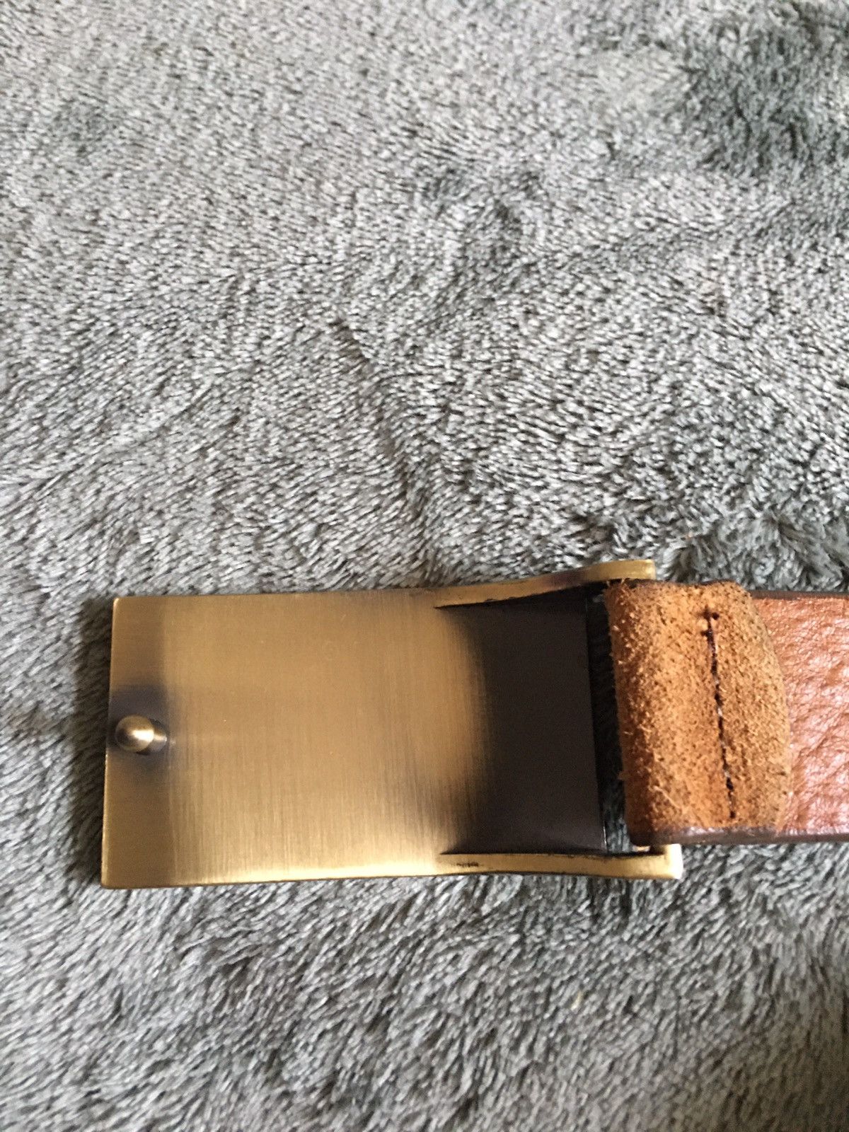 J.Lindeberg J. Lindeberg Brown Leather Italy Mens Belt Size 32 in Size 32 - 4 Thumbnail