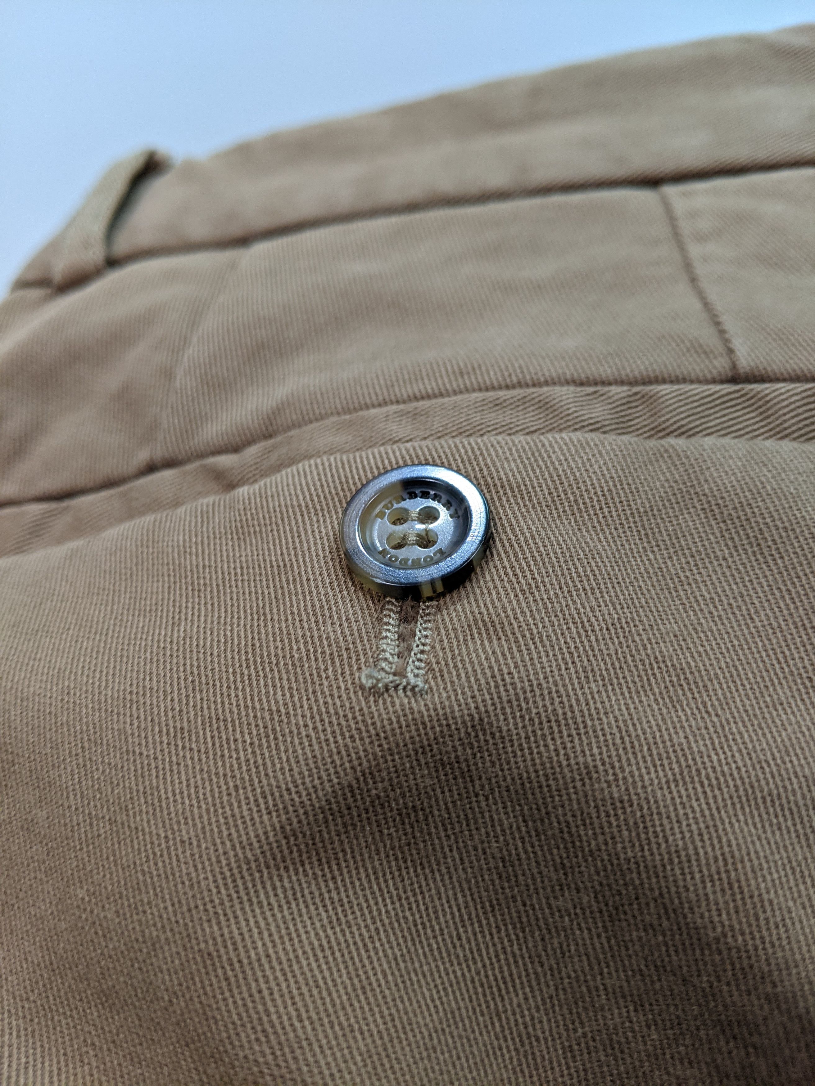 Burberry × Vintage VINTAGE BURBERRY LONDON Brown Dress Pants W32 L33 | 2000s Size US 32 / EU 48 - 10 Thumbnail