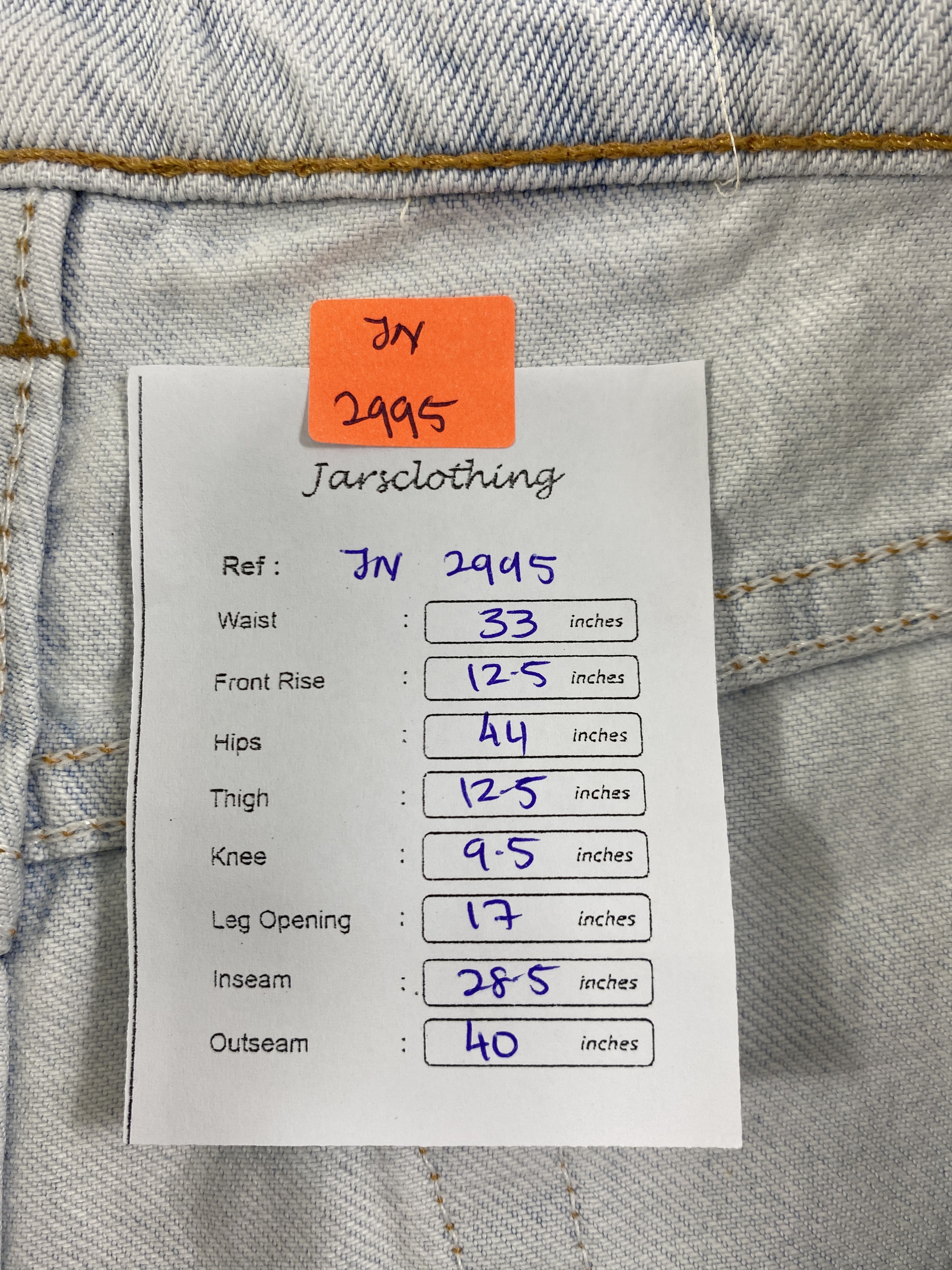 Levi's Vintage Levis 505 Jeans lgb style 33x28.5 - JN 2995 Size US 33 - 8 Thumbnail