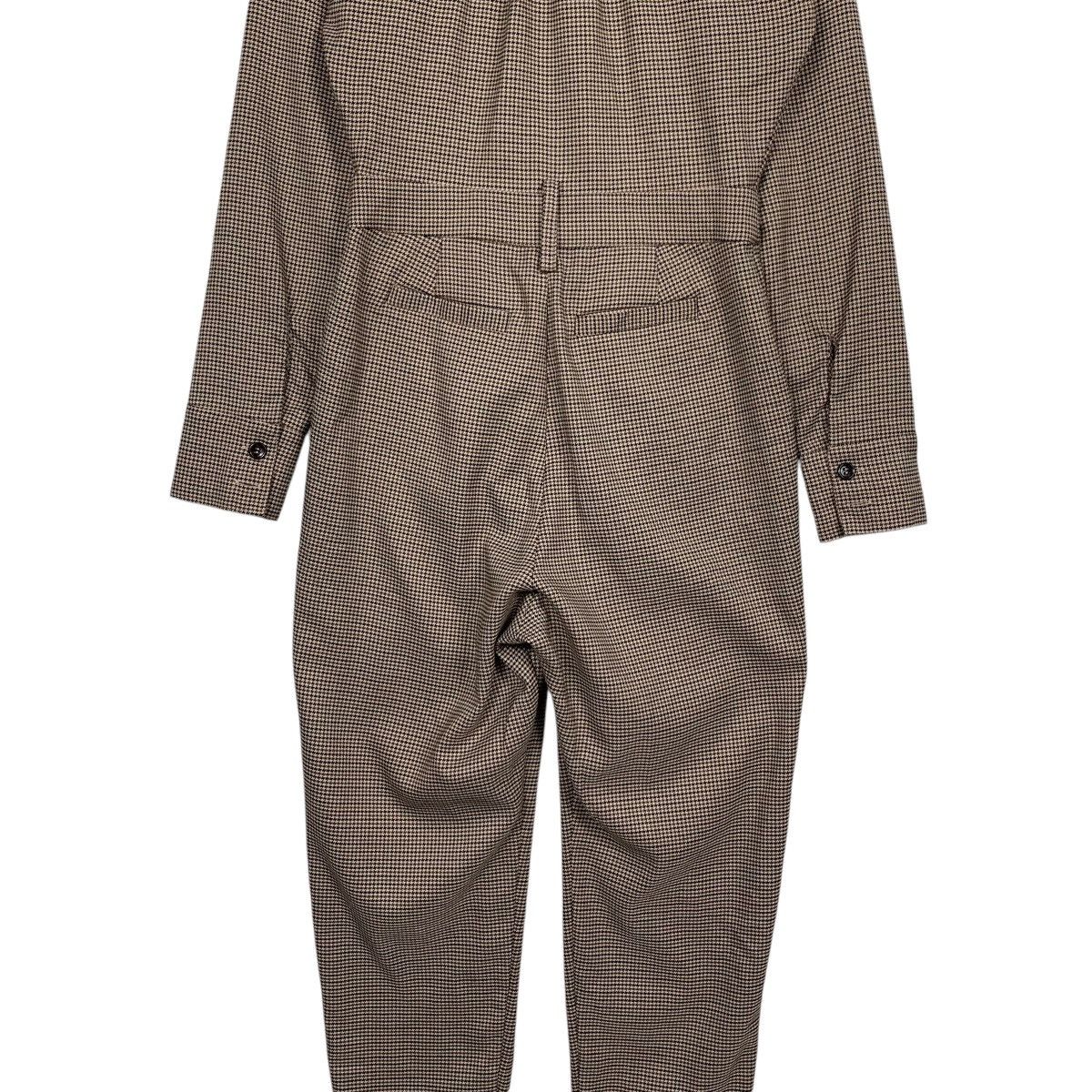 Japanese Brand LIBJOIE Houndstooth Pattern Jumpsuit Coverall #2867-C129 Size 28" / US 6 / IT 42 - 15 Thumbnail