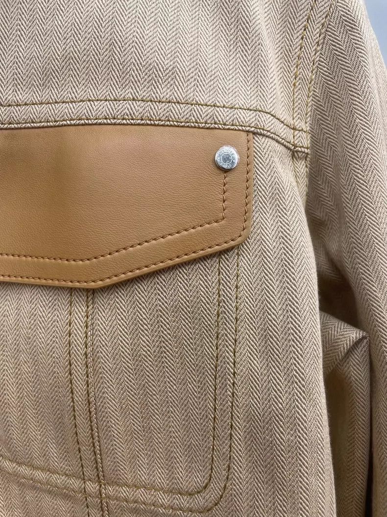 Hermes Hermes Backless Denim Jacket-2506 Size M / US 6-8 / IT 42-44 - 4 Thumbnail