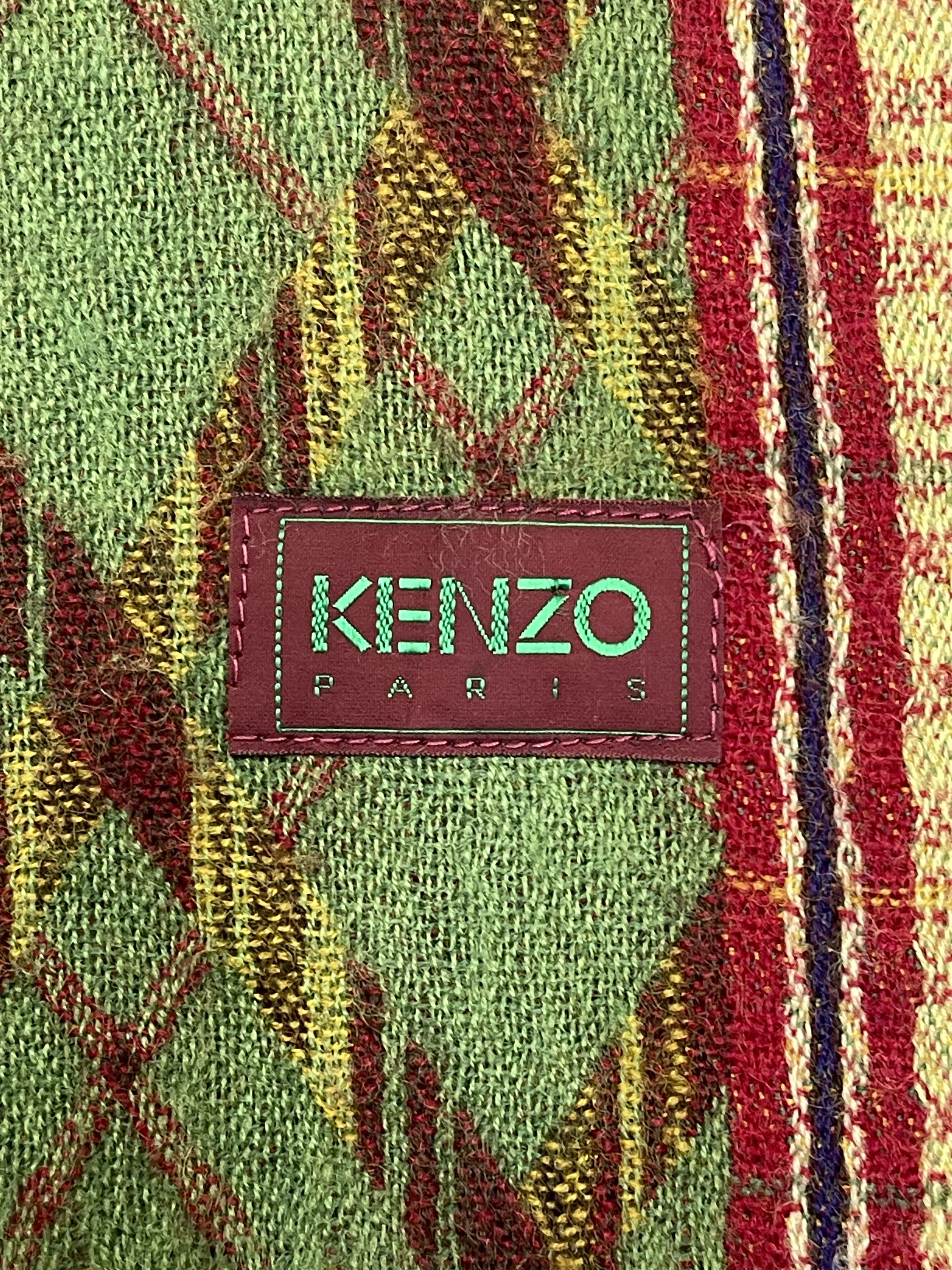 Kenzo Vintage Kenzo Paris Muffler Scarf- 6235 Size ONE SIZE - 7 Thumbnail
