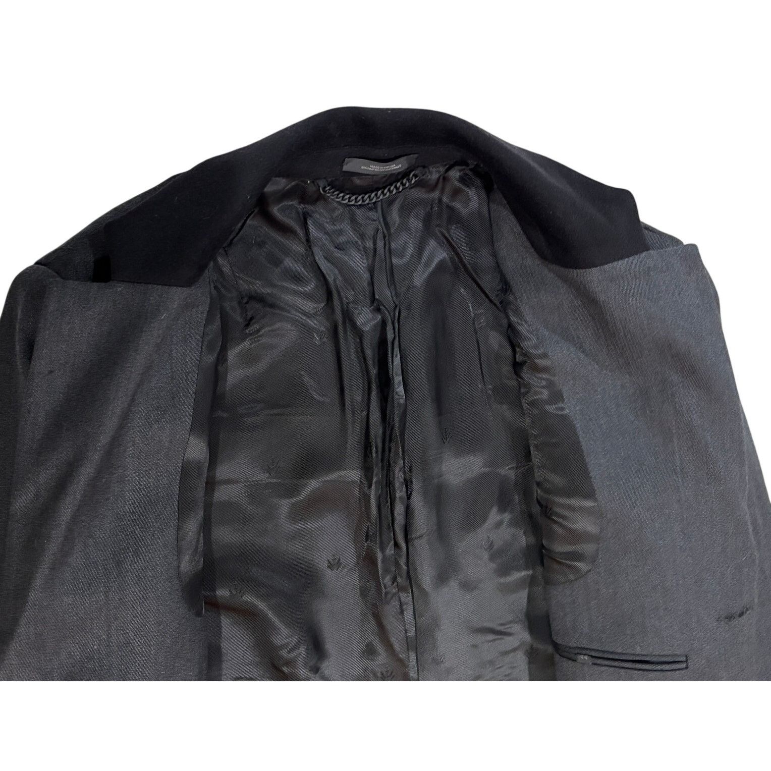 Rag & Bone *R43 RAG & BONE Men's Yorke Wool Top Coat Gray Size 44 Size US L / EU 52-54 / 3 - 5 Thumbnail