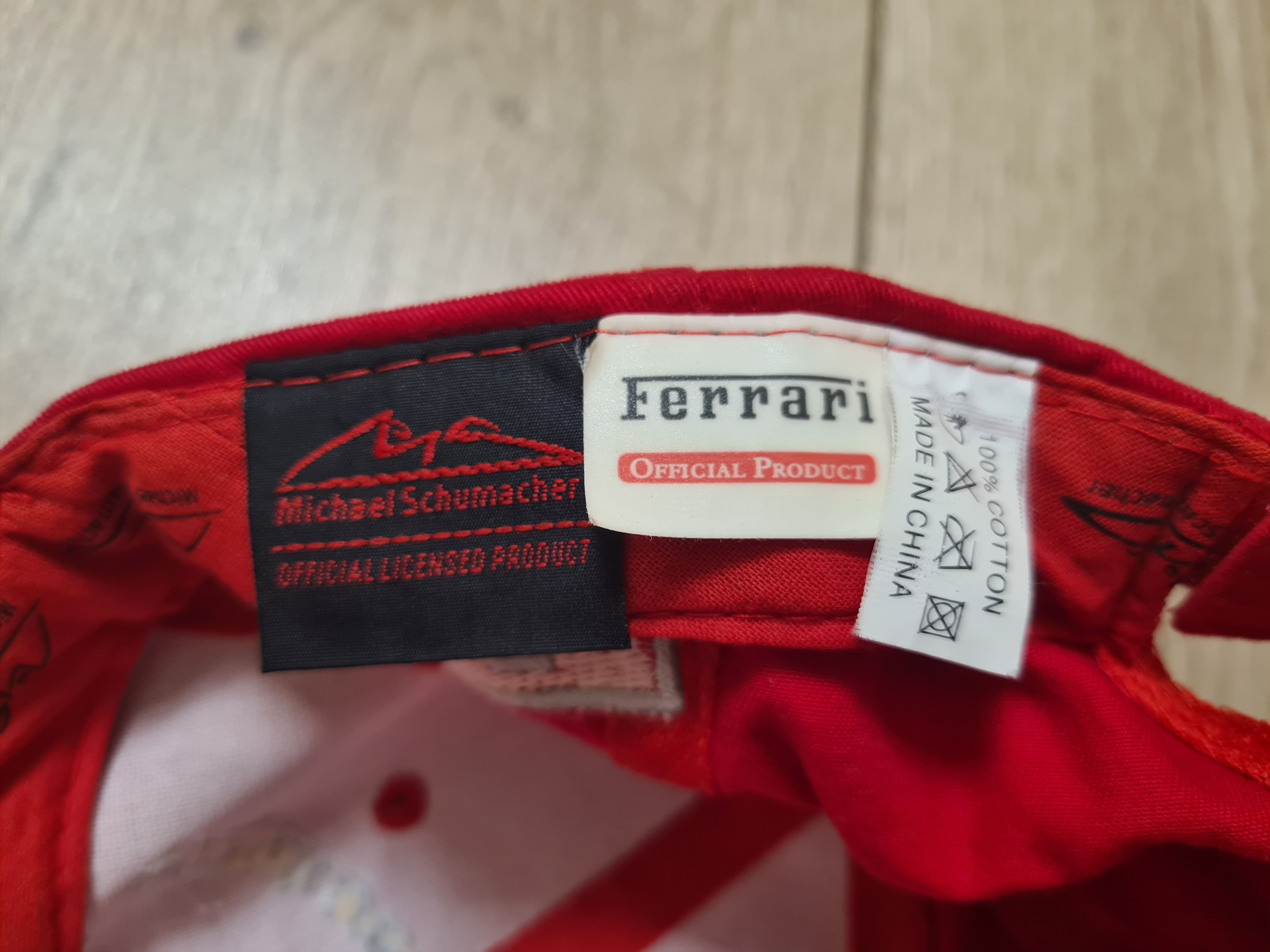Ferrari × Formula 1 FERRARI CAP VINTAGE MICHAEL SCHUMACHER CAP FORMULA 1 CAP Size ONE SIZE - 9 Thumbnail