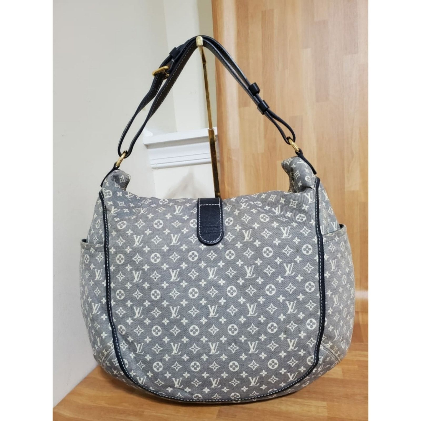 Louis Vuitton Auth LOUIS VUITTON Encre Monogram Idylle Canvas Romance Bag Size ONE SIZE - 4 Thumbnail