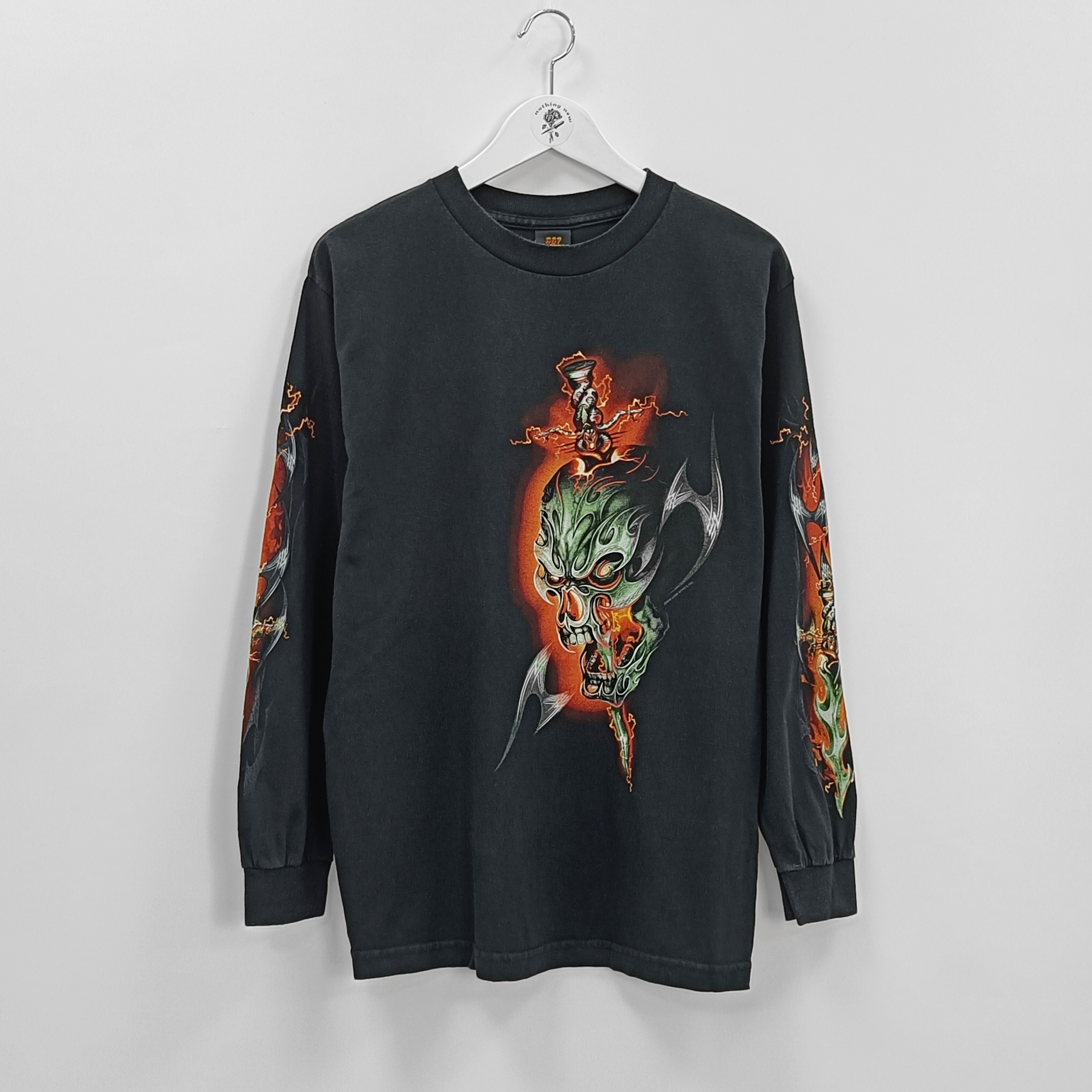 Band Tees × Vintage Vintage Dead Skull Rock Long Sleeve Shirt Size US M / EU 48-50 / 2 - 1 Thumbnail