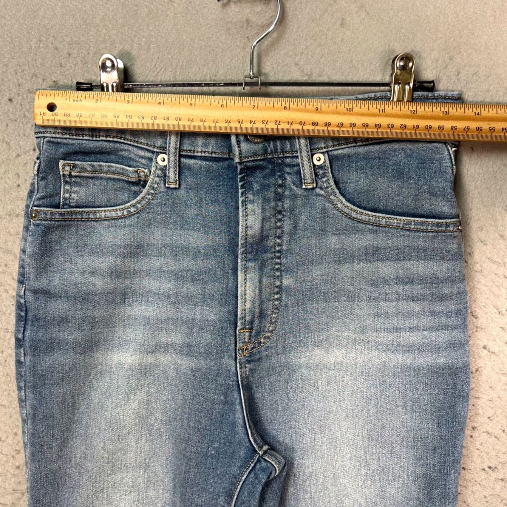 Everlane Everlane Womens Size 28 The Way High Skinny Jeans Organic Denim Blue Cotton Blend Denim Stretch 5-Pocket Womens Jeans Boys Womens 28? Size 28" / US 6 / IT 42 - 5 Thumbnail