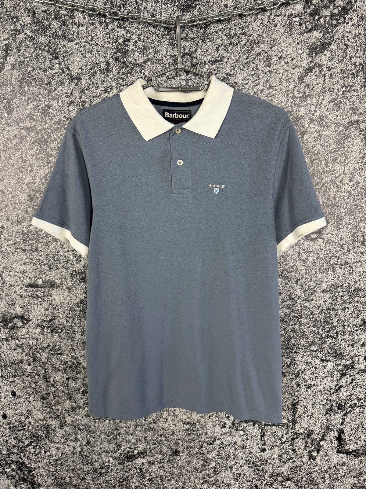 Barbour Men’s Barbour Cotton Short Sleeve Polo Shirt Luxury Size L Size US L / EU 52-54 / 3 - 1 Thumbnail