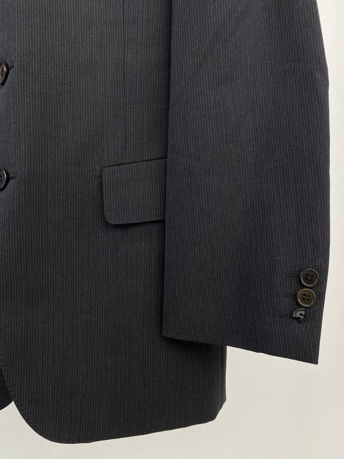 Yohji Yamamoto 90’s Vintage Yohji Design Studio Pinstripe Blazer Jacket Size US M / EU 48-50 / 2 - 7 Thumbnail
