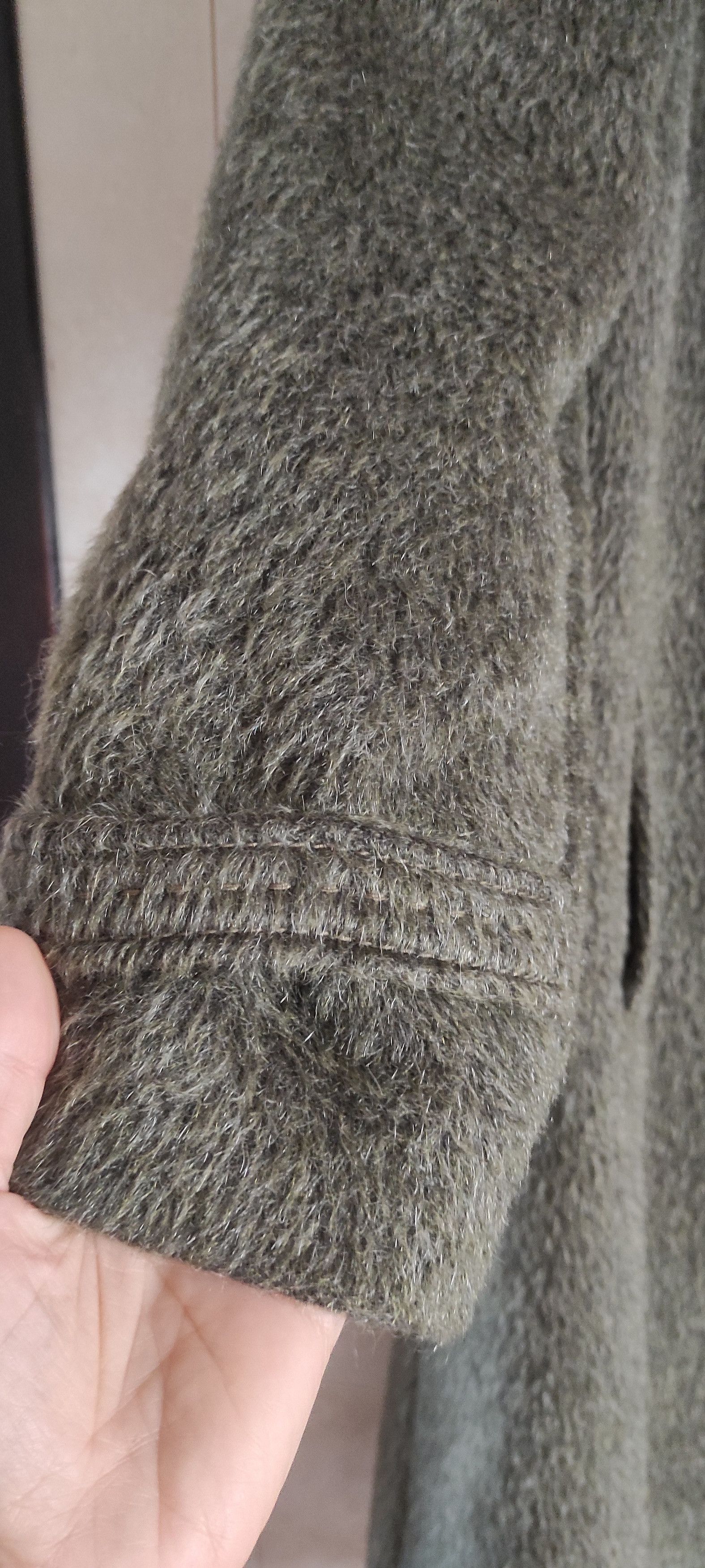 Other Calw Vintage Lamma Wool luxury Coat Made Natural Noble Size M / US 6-8 / IT 42-44 - 4 Thumbnail