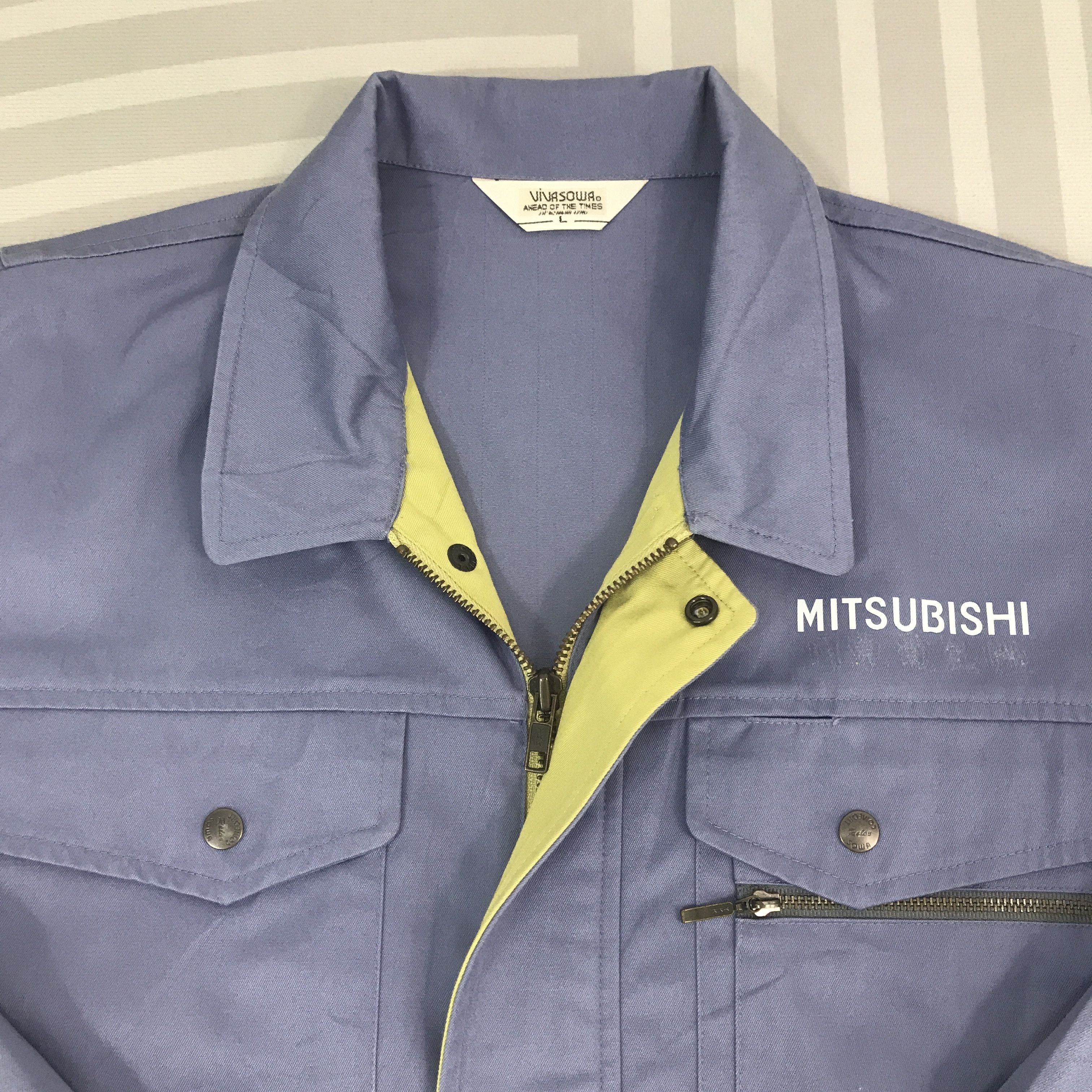 Japanese Brand × Vintage Vintage Mitsubishi x ralliart Racing Jacket Size US L / EU 52-54 / 3 - 8 Thumbnail